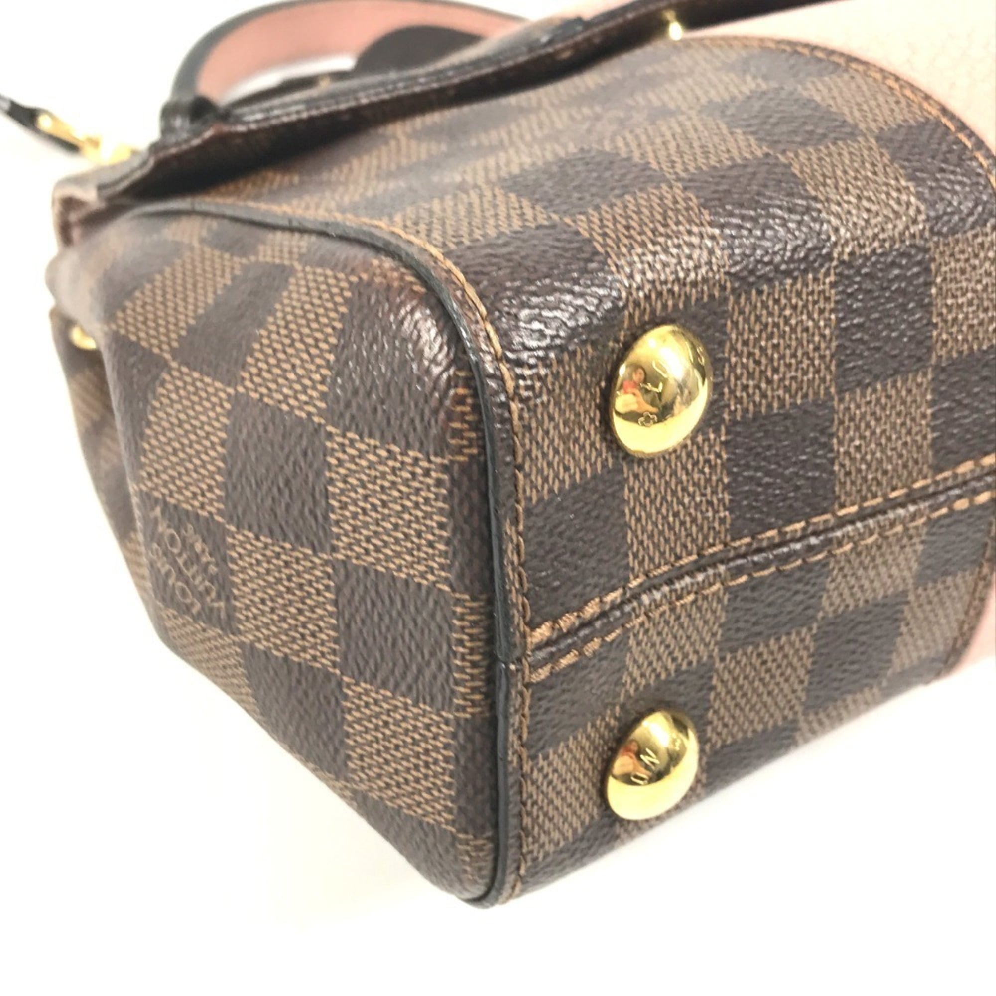 Louis Vuitton Damier Brown Pink Damier Canvas Handbag Shoulder Bag