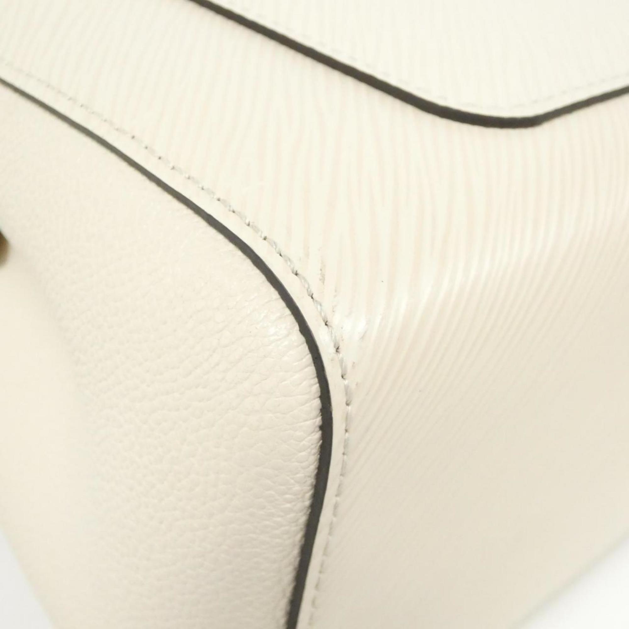 Louis Vuitton Silver Leather Handbag Shoulder Bag