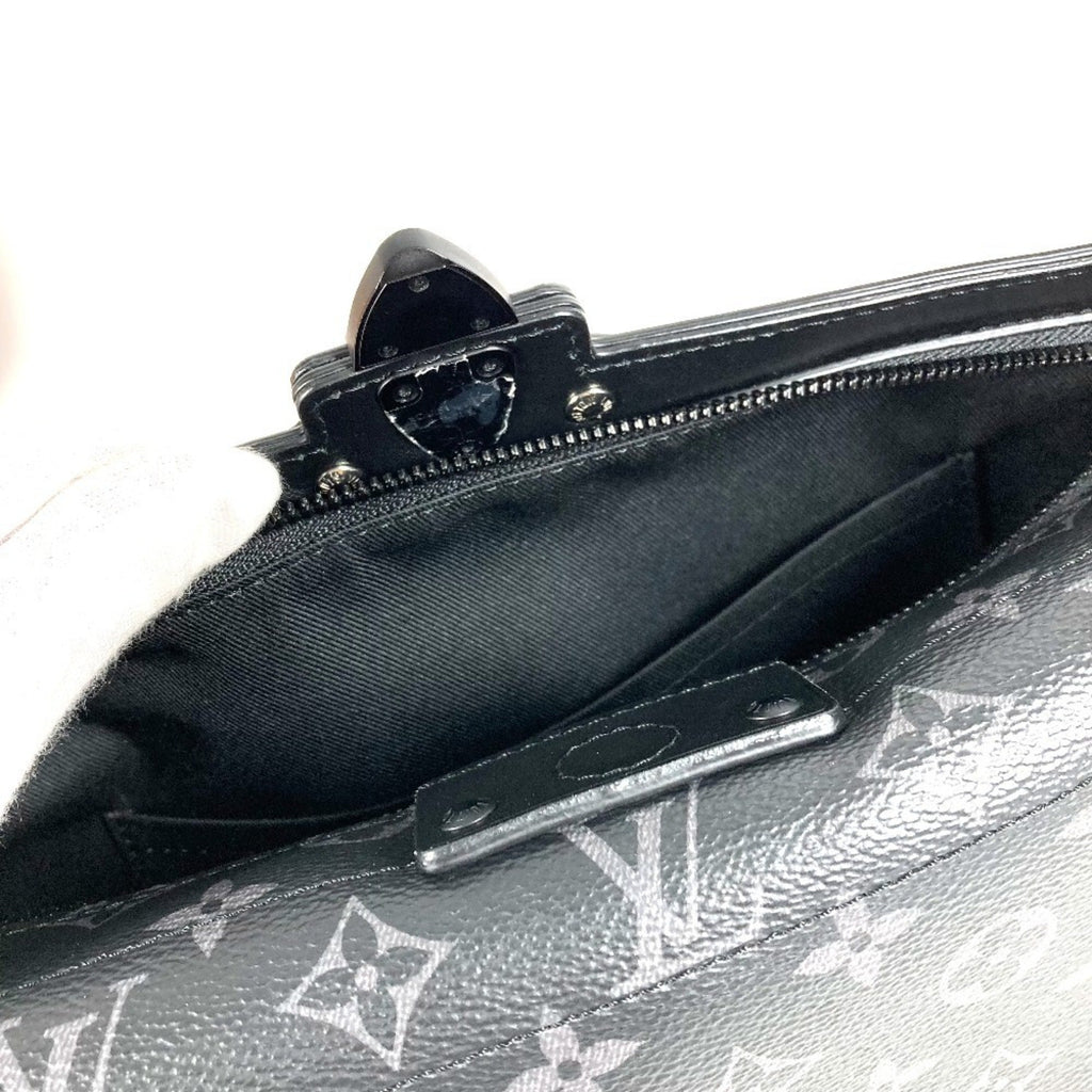 Louis Vuitton Black Monogram Eclipse Monogram Eclipse Clutch Bag Handbag Shoulder Bag