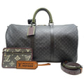 Louis Vuitton Collection Black Brown Green Monogram Eclipse Boston Bag