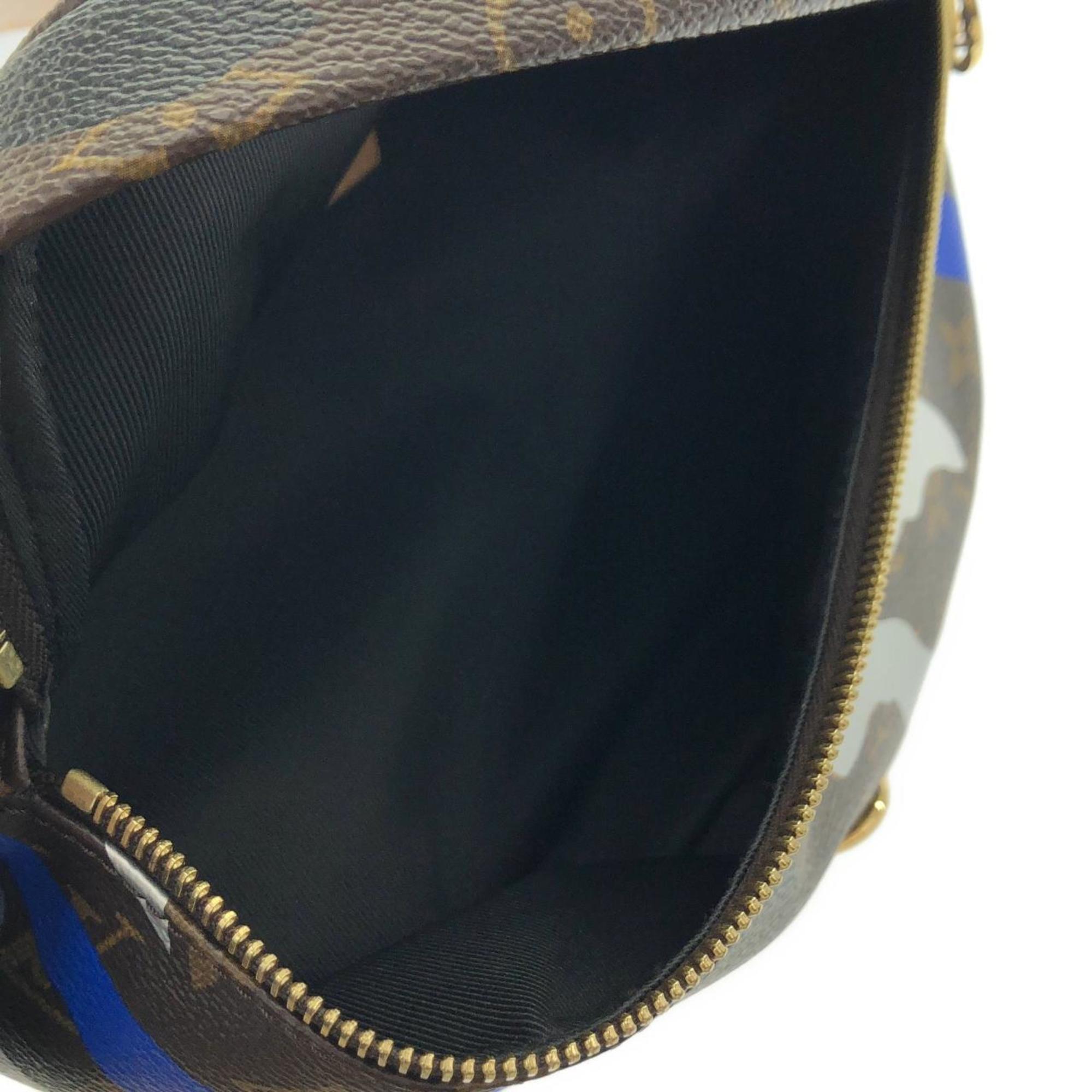 Louis Vuitton Marron Coated Canvas Shoulder Bag