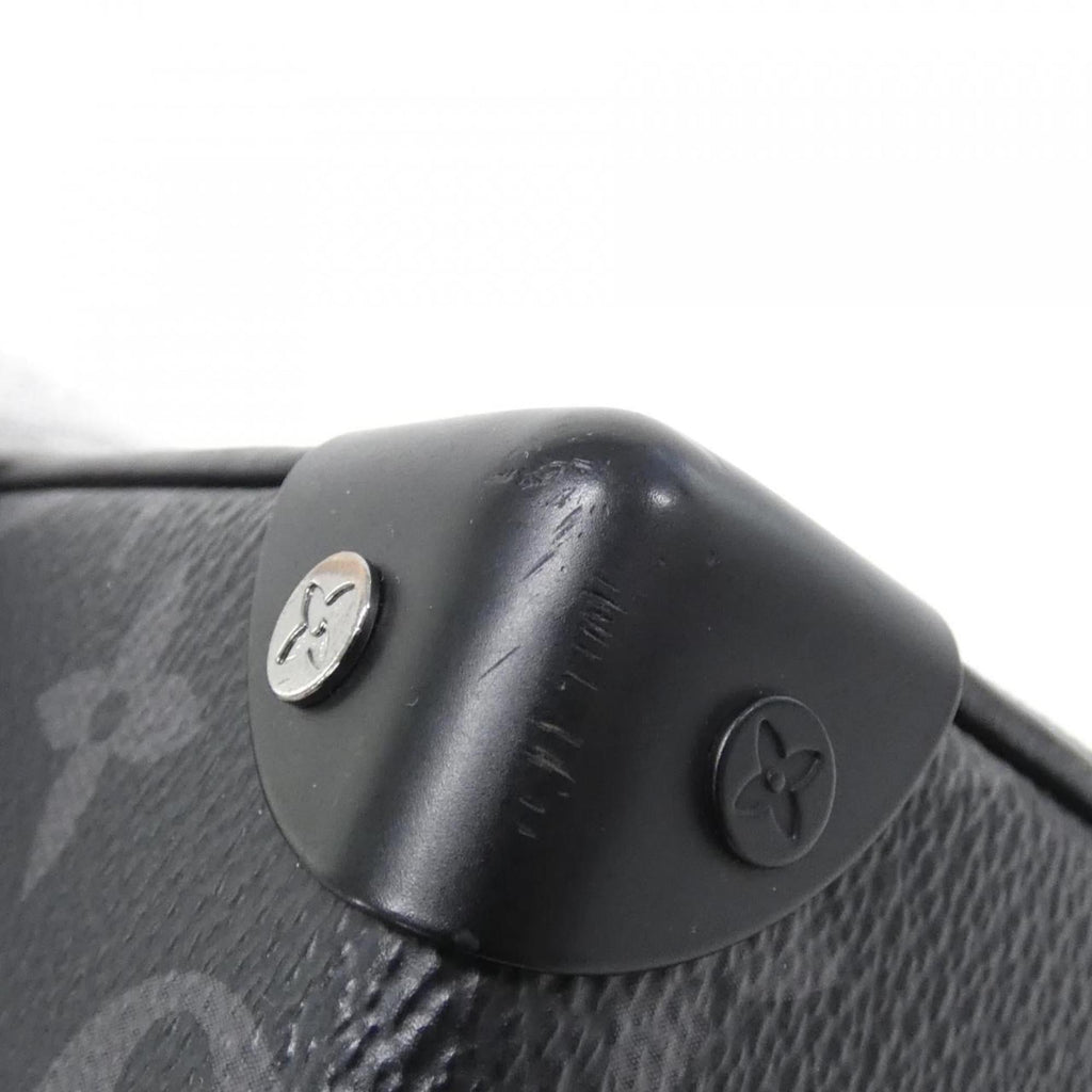 Louis Vuitton Black Coated Canvas Shoulder Bag
