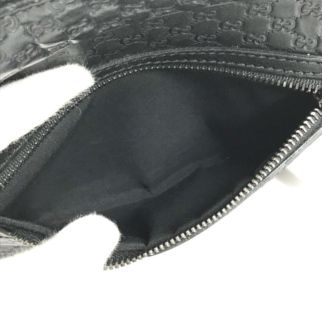 Gucci Guccissima Black Gg Leather Clutch Bag (Pre-Owned)