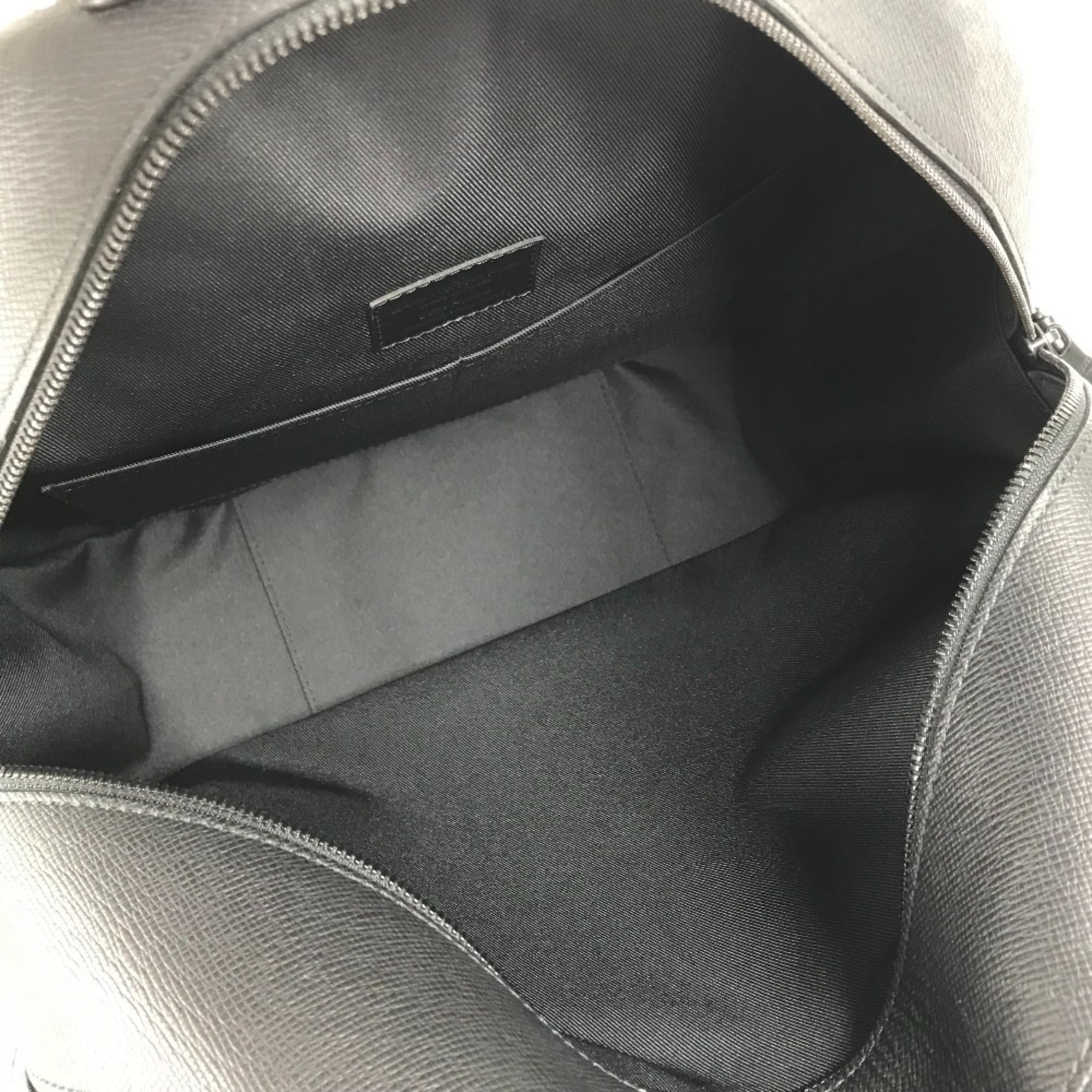 Louis Vuitton Taiga Ardoise Black Taiga Leather Pochette Shoulder Bag