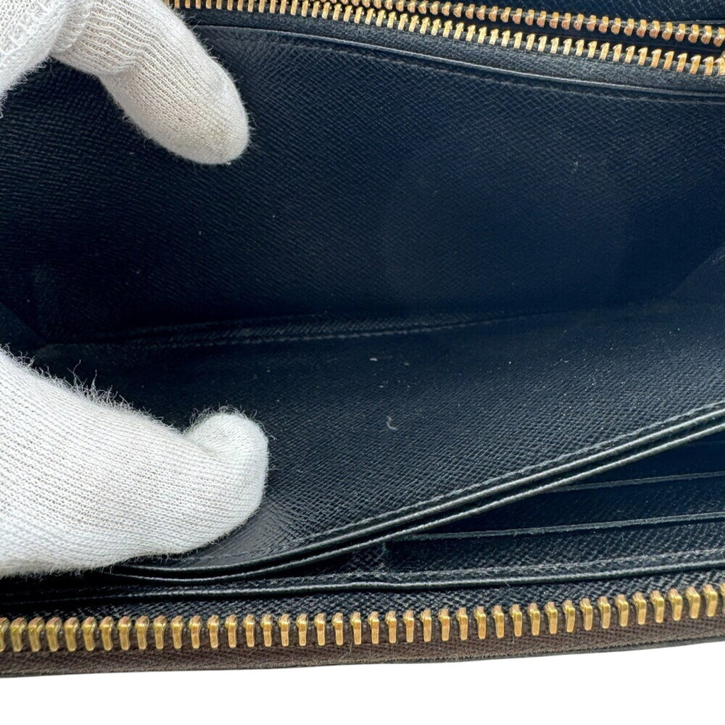 Louis Vuitton Brown Leather Long Wallet