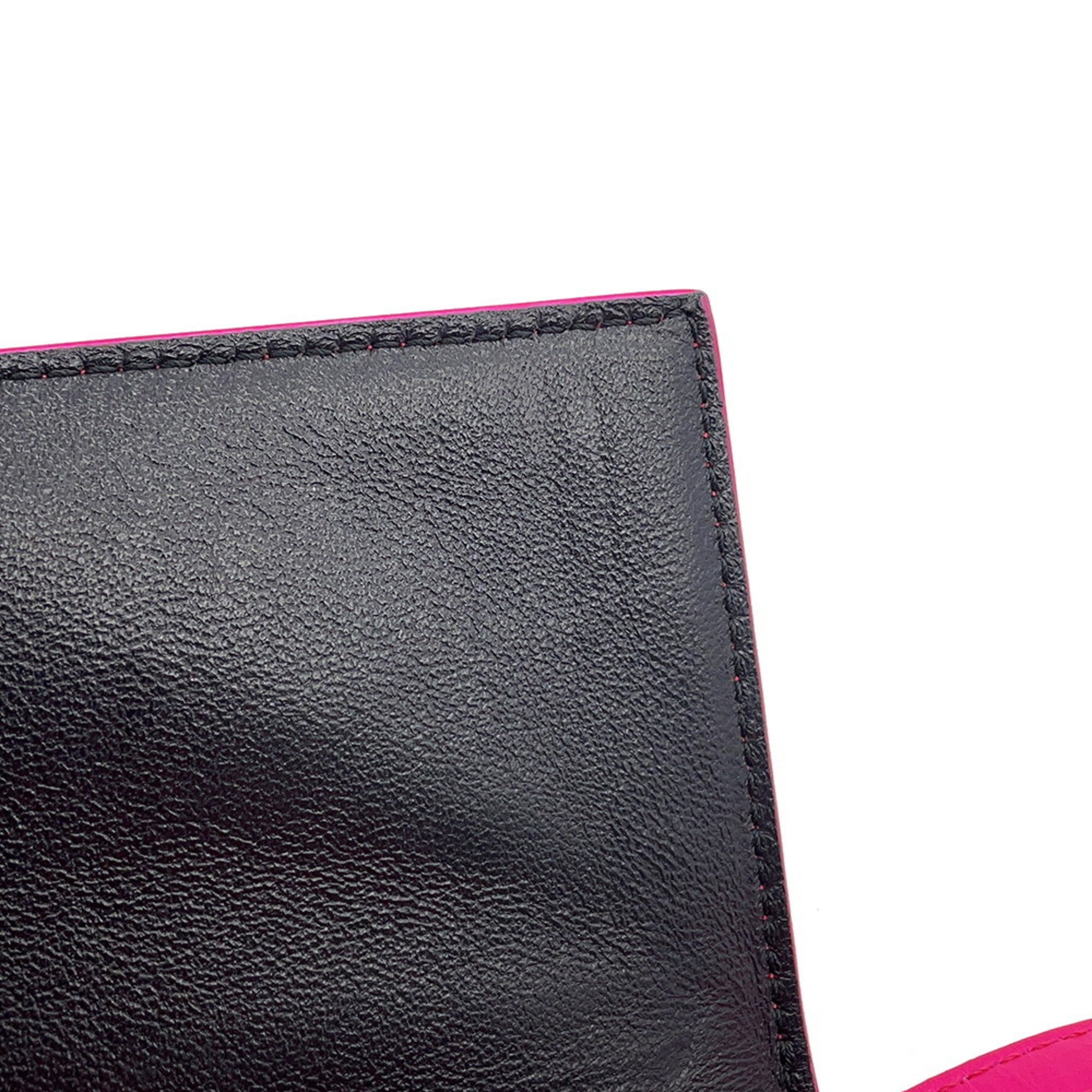 Balenciaga Pink Leather Handbag Pouch Shoulder