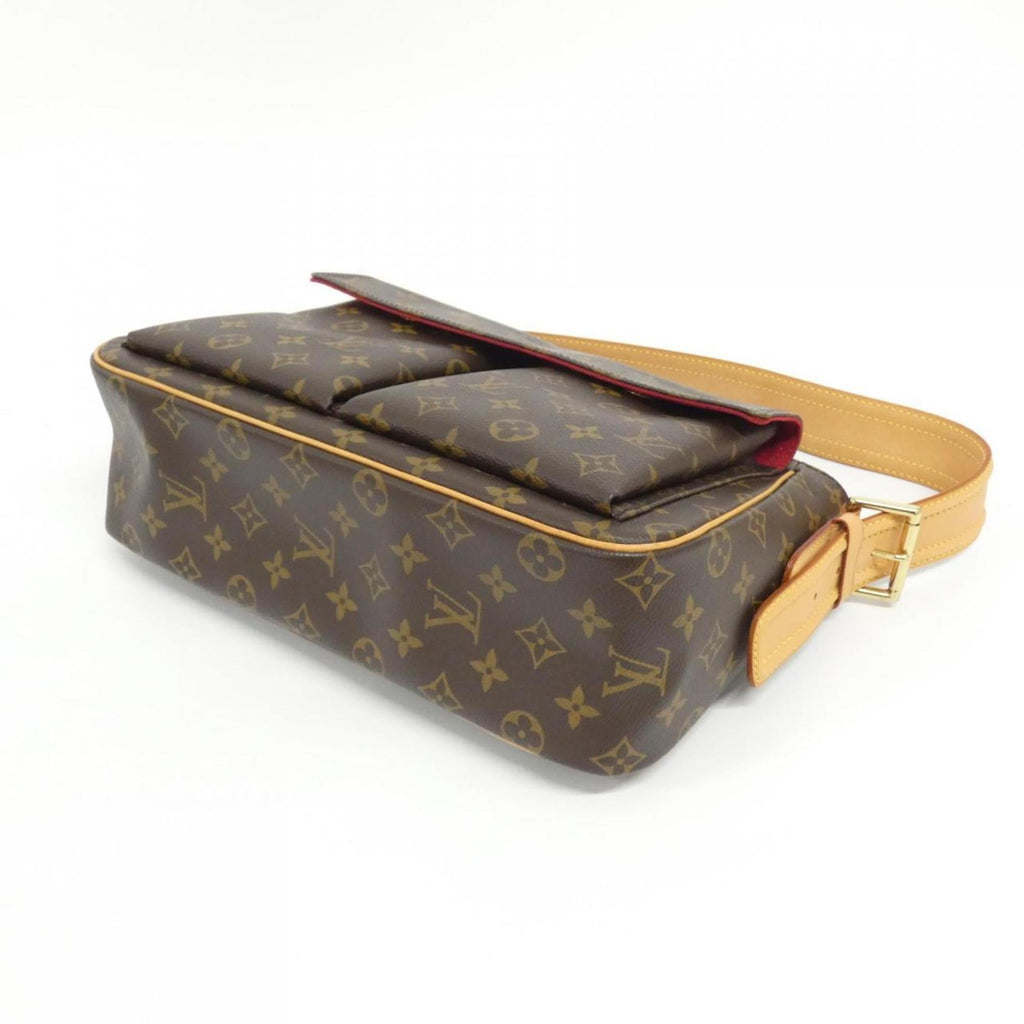 Louis Vuitton Marron Coated Canvas Shoulder Bag