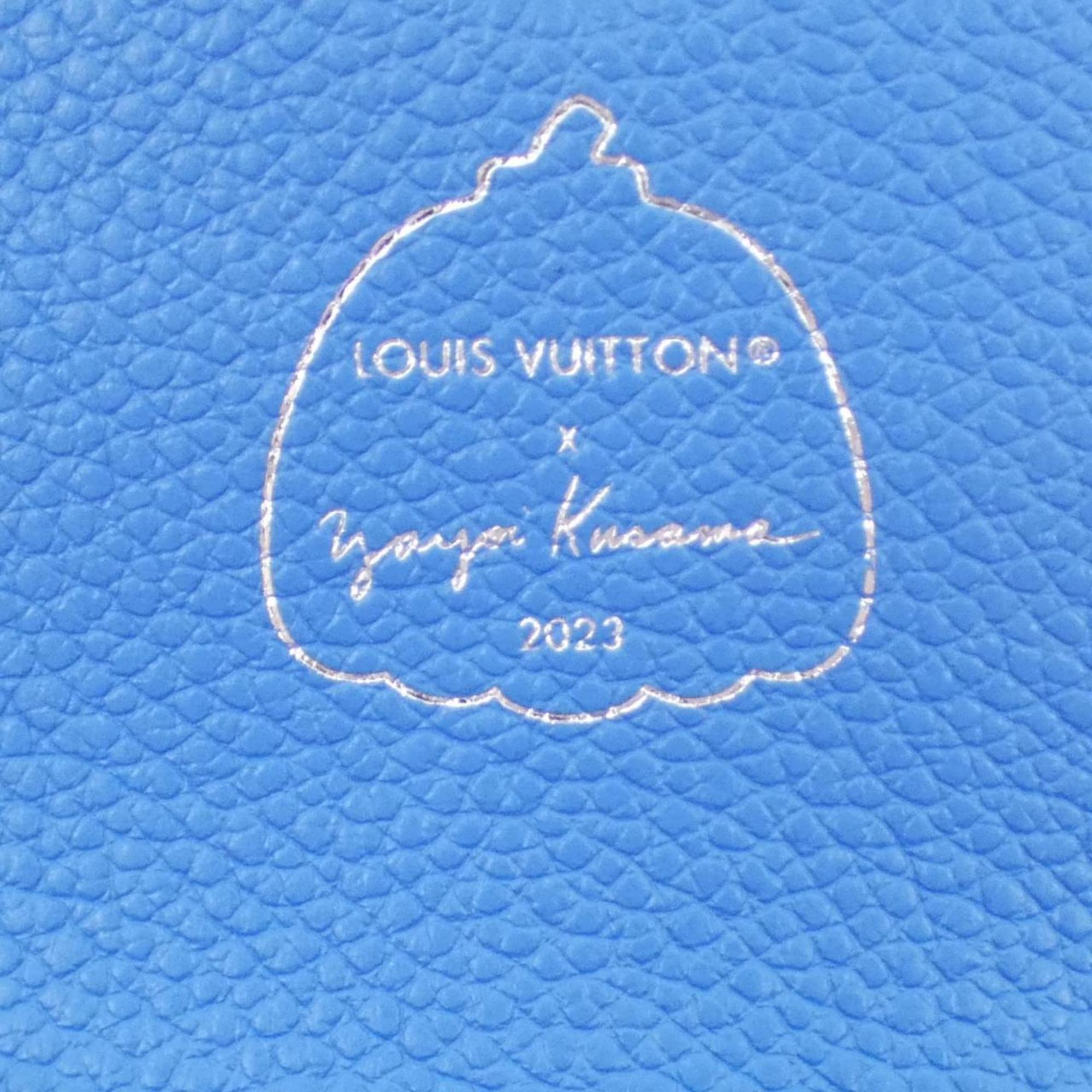 Louis Vuitton Monogram Empreinte Blanc Blue Leather Coin Purse/Coin Case