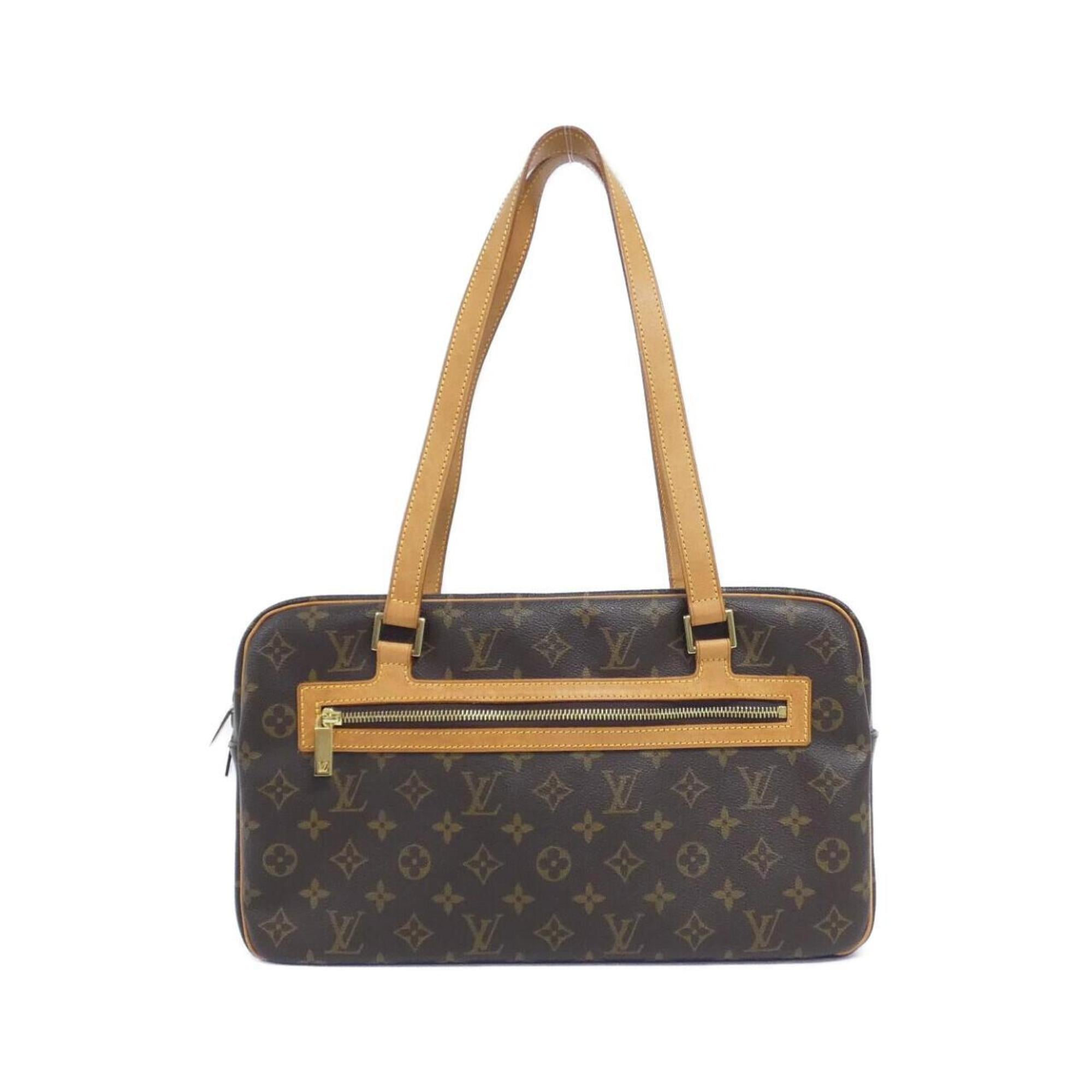 Louis Vuitton Brown Marron Coated Canvas Shoulder Bag