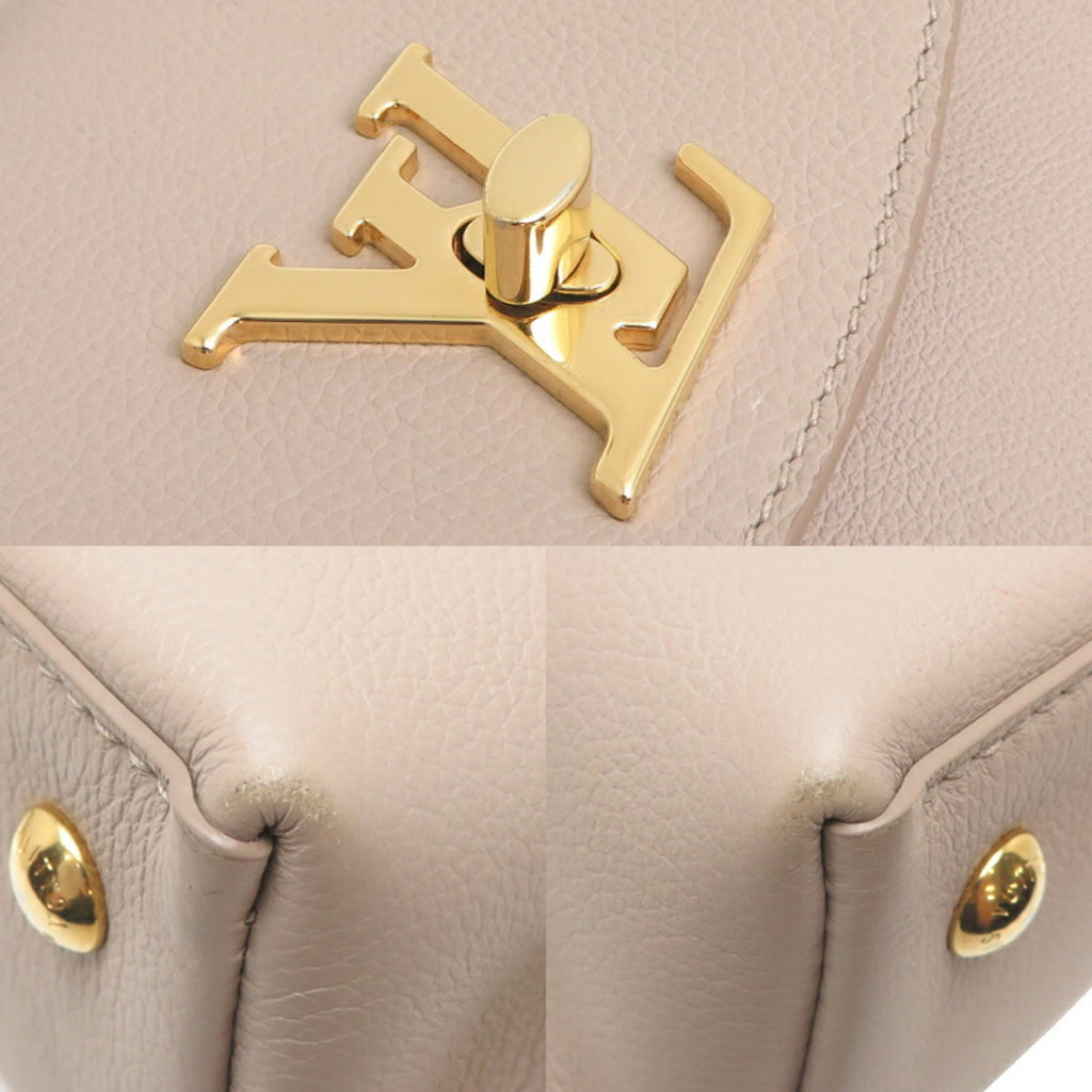 Louis Vuitton Galle Grayish Leather Handbag