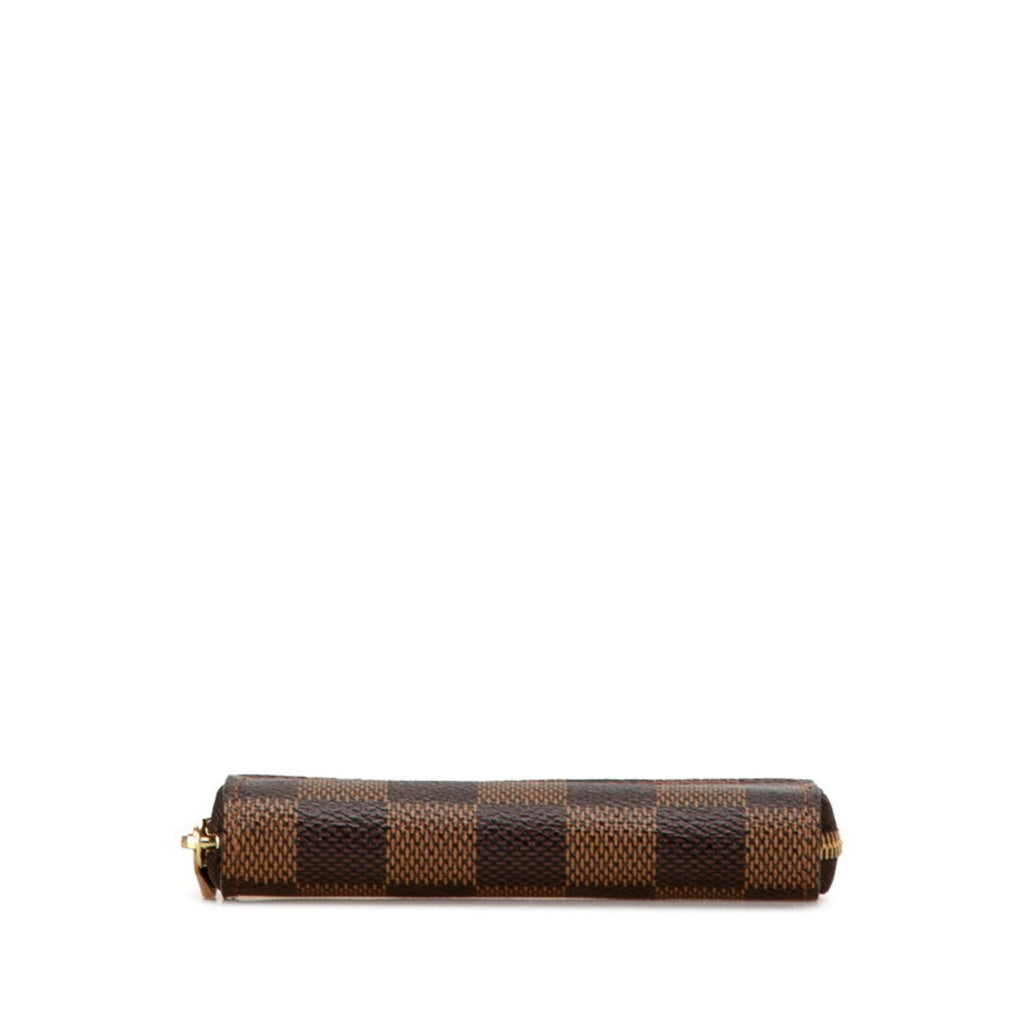 Louis Vuitton Brown Damier Canvas Pvc Leather Coin Purse/Coin Case