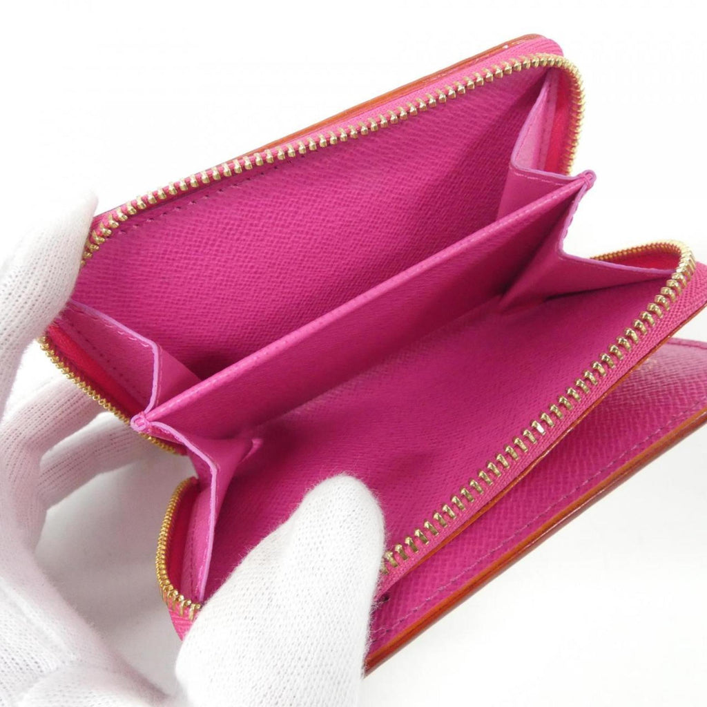 Louis Vuitton Pink White Coated Canvas Wallet