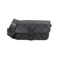 Louis Vuitton Black Coated Canvas Shoulder Bag