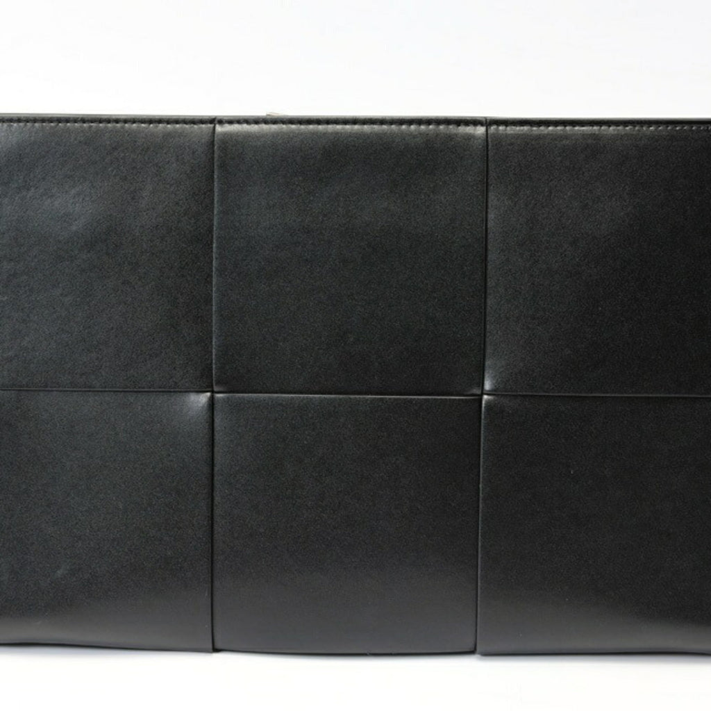 Bottega Veneta Black Intrecciato Clutch Bag Document Case