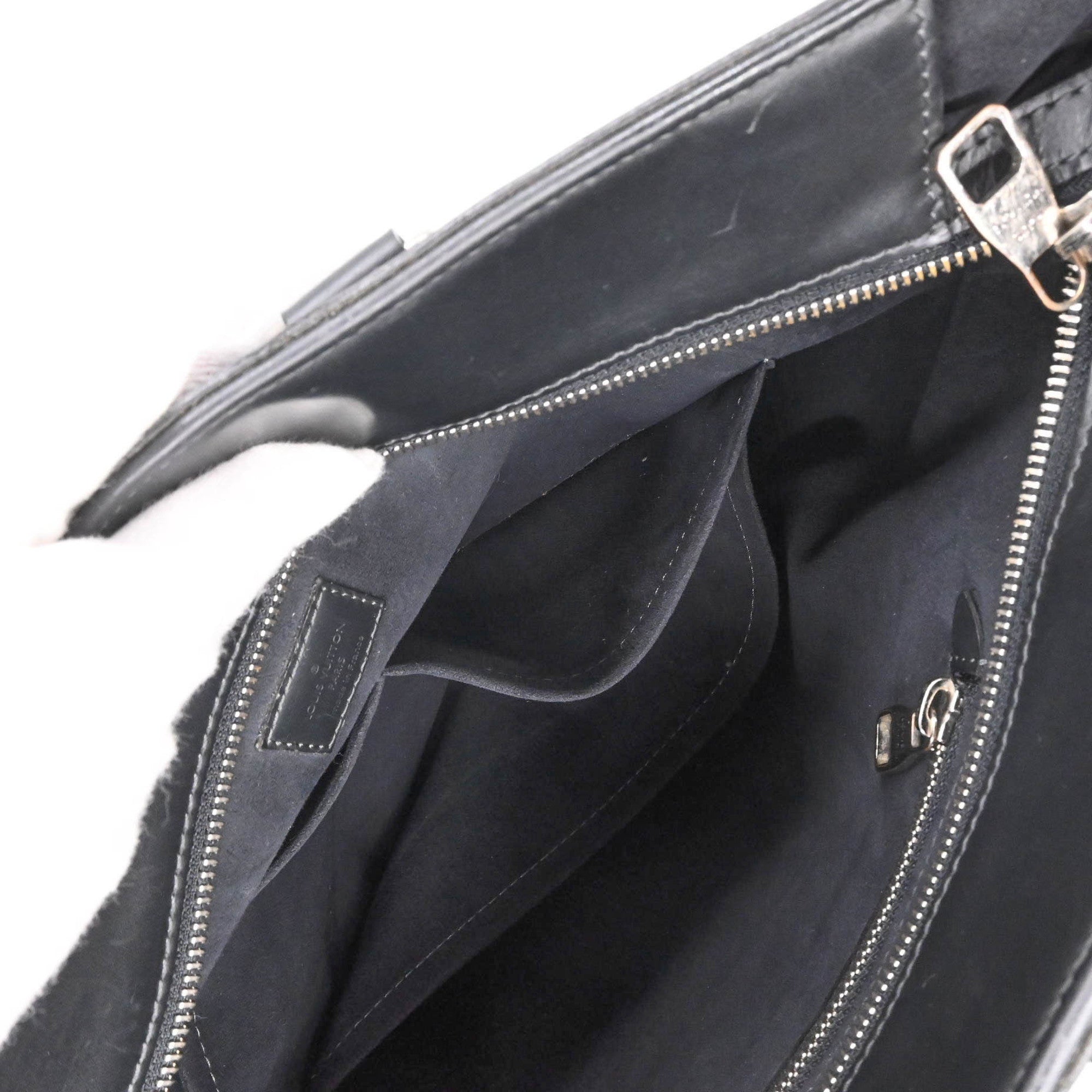 Louis Vuitton Black Cobalt Shoulder Bag Tote Bag