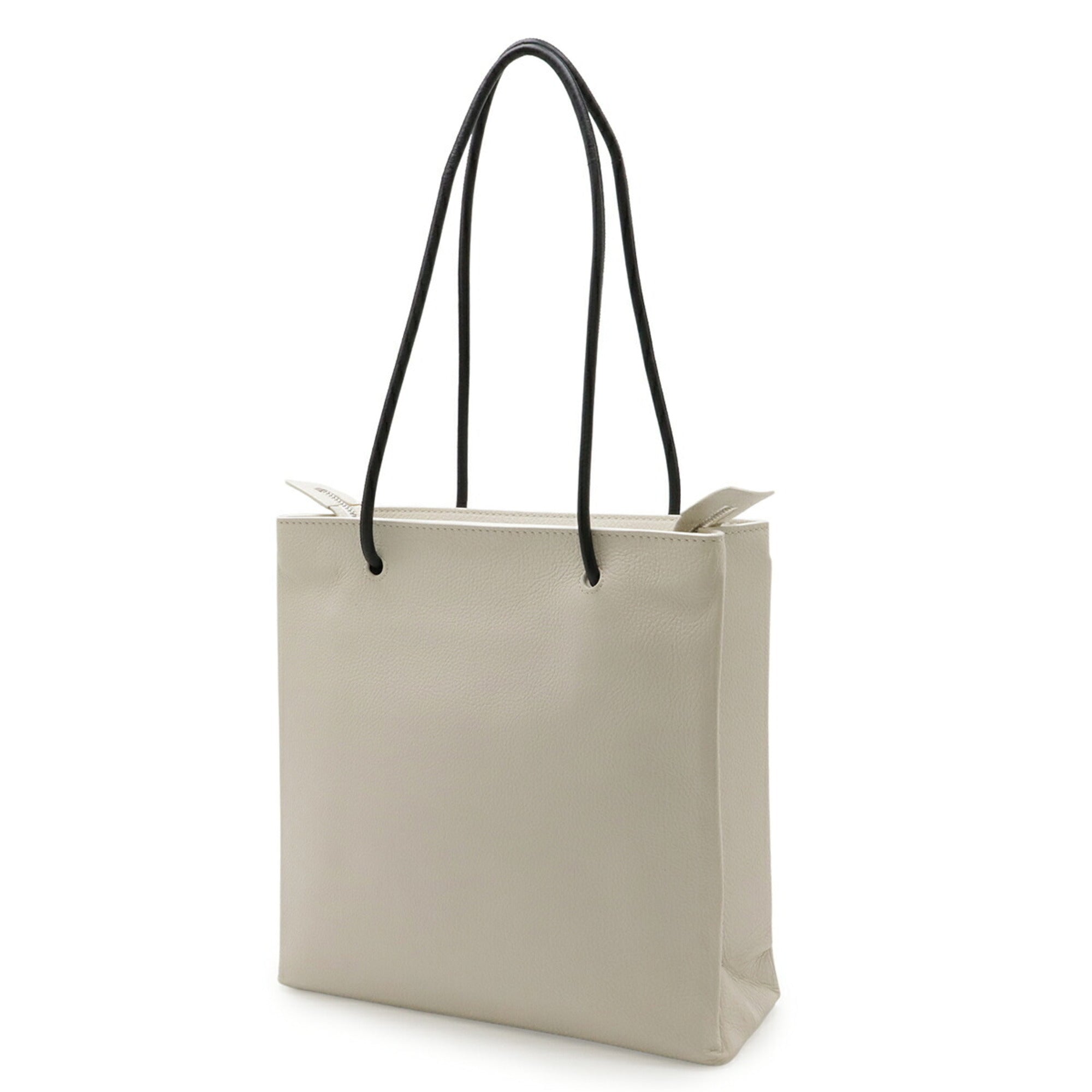 Balenciaga Black Leather Shoulder Bag Tote