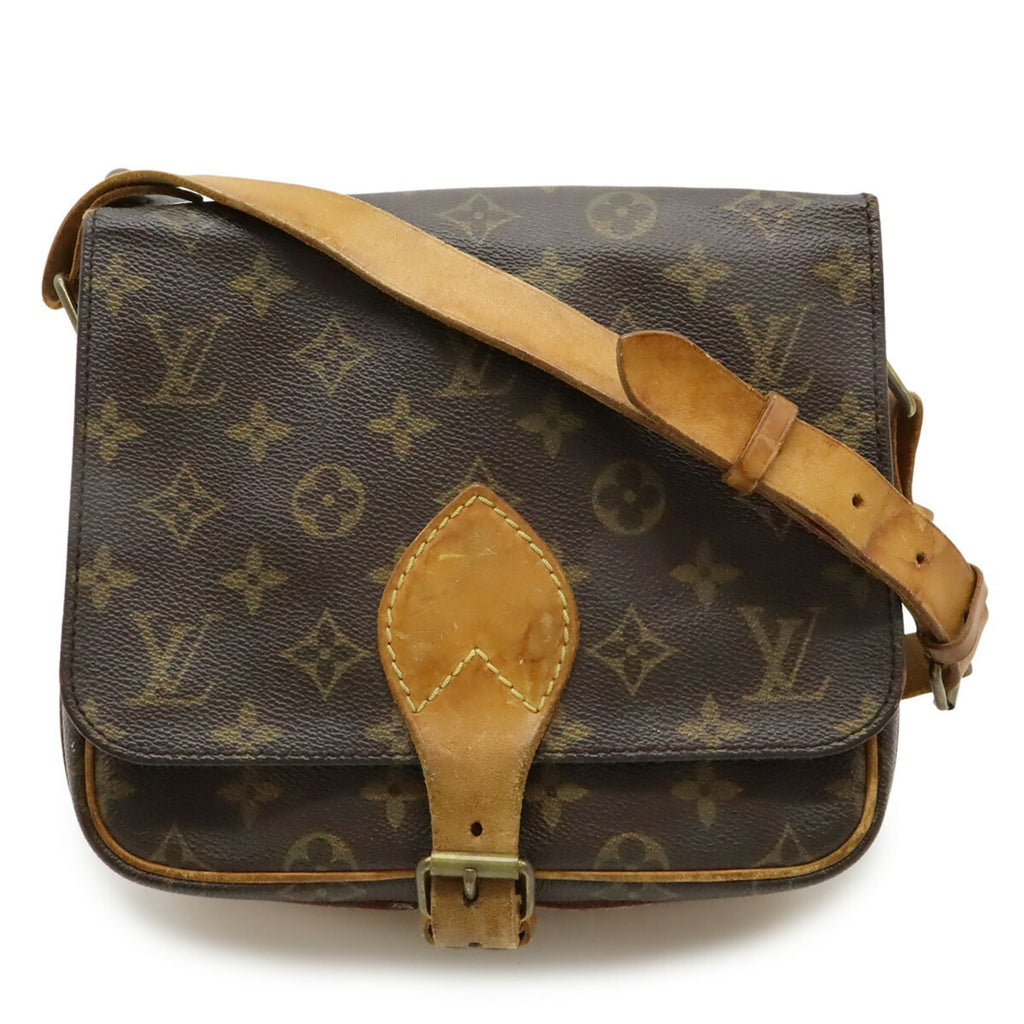 Louis Vuitton Brown Canvas Pochette Shoulder Bag