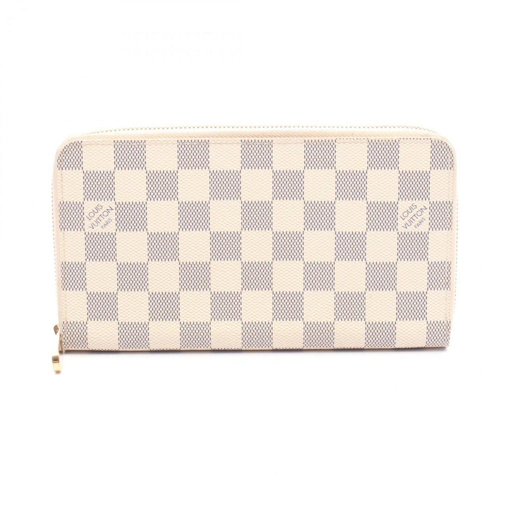 Louis Vuitton Damier Azur White Coated Canvas Long Wallet