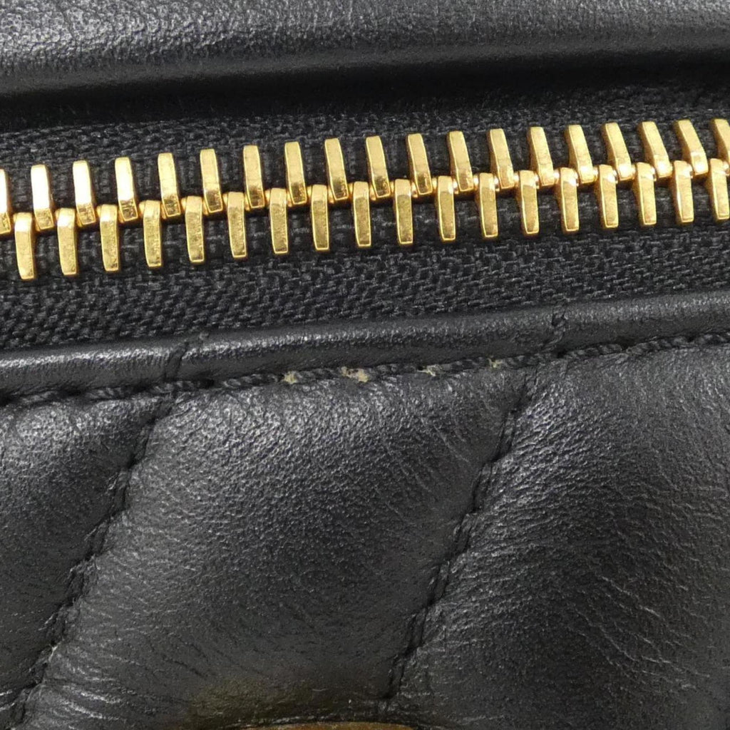 Louis Vuitton Black Leather Shoulder Bag