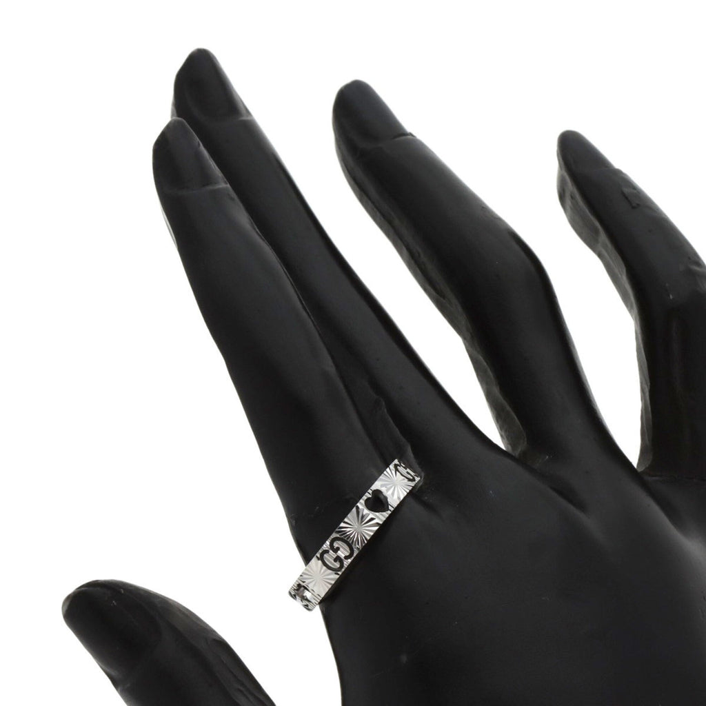 Gucci Icon White Gold (18K) Band Ring (Pre-Owned)