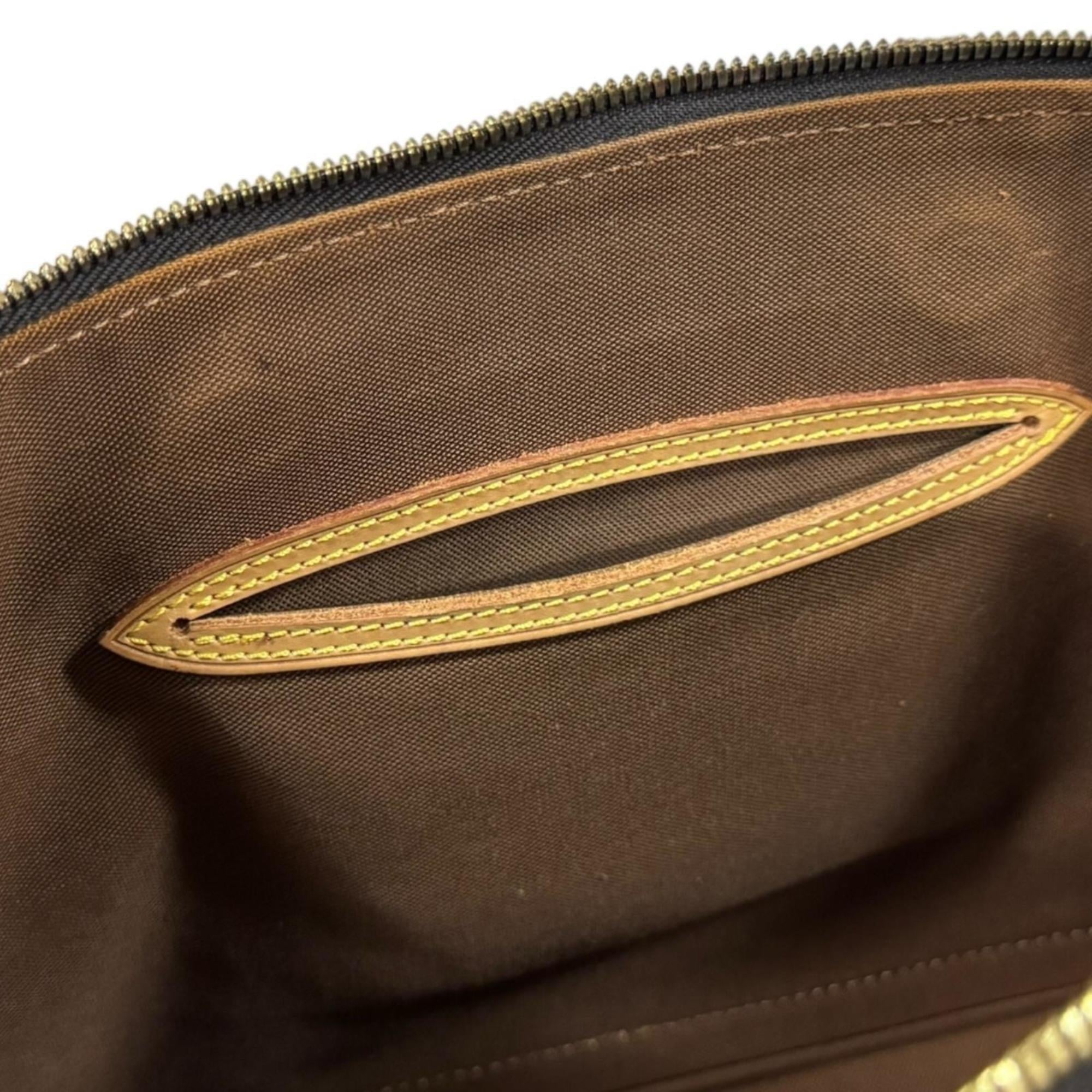 Louis Vuitton Brown Monogram Canvas Handbag