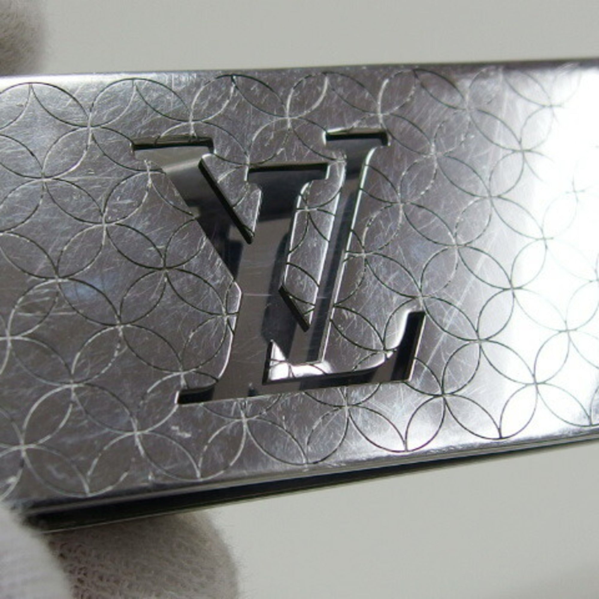 Louis Vuitton Silver Stainless Steel Money Clip