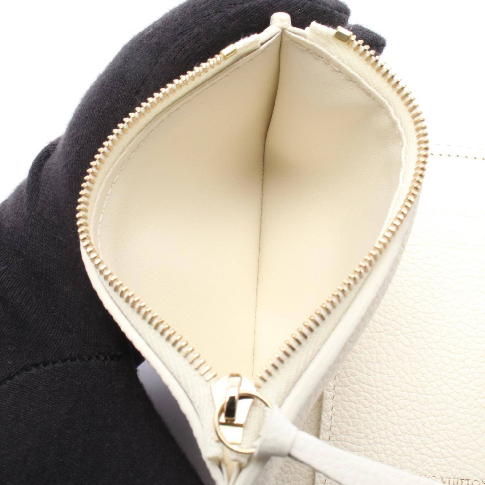 Louis Vuitton Peach Pink White Monogram Empreinte Wallet (Tri-Fold)