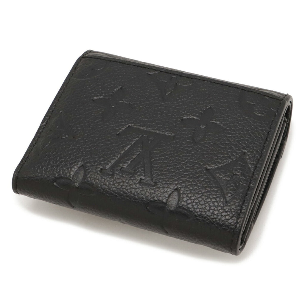 Louis Vuitton Black Noir Monogram Empreinte Leather Wallet (Tri-Fold)