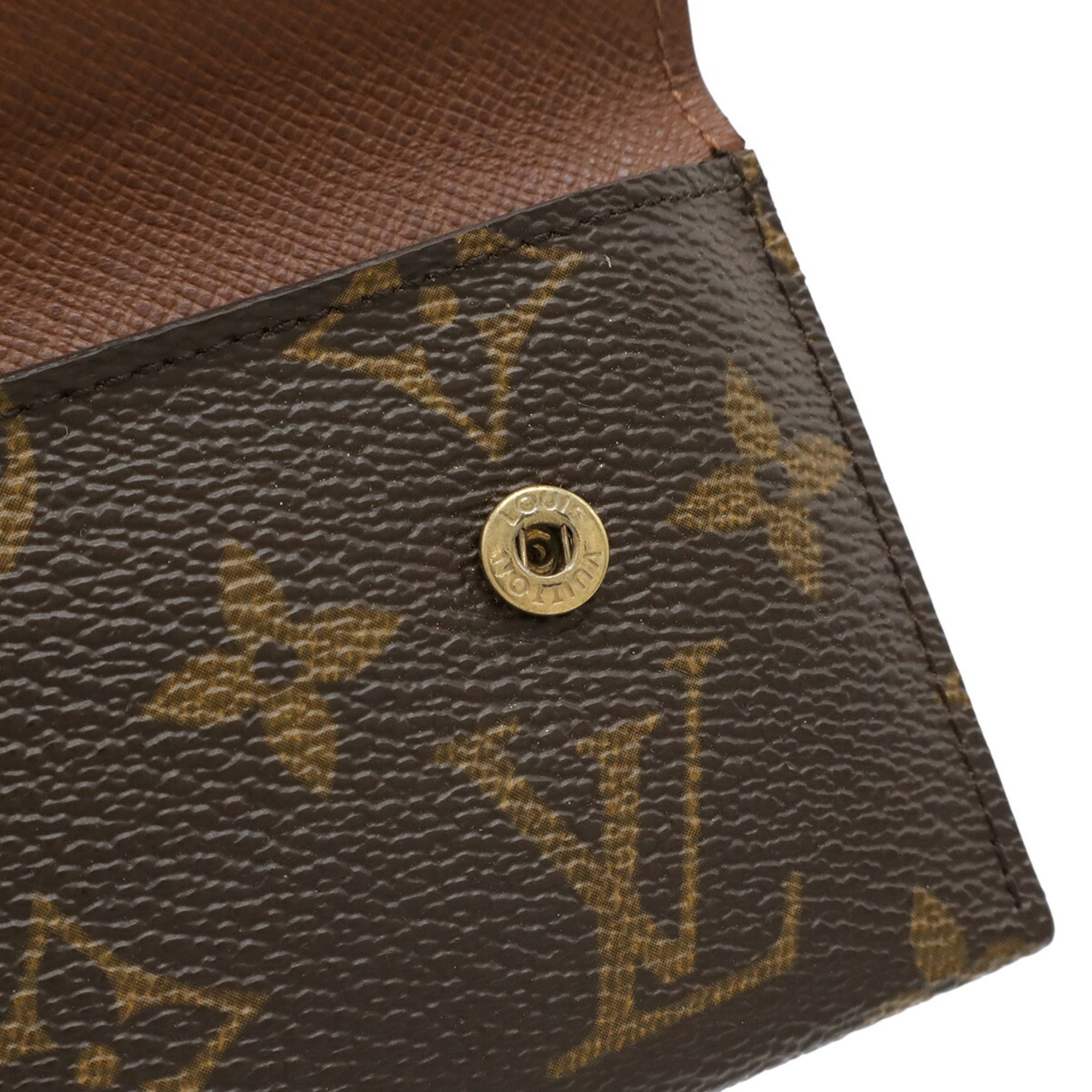 Louis Vuitton Brown Monogram Coin Purse/Coin Case
