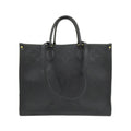 Louis Vuitton Black Leather Handbag