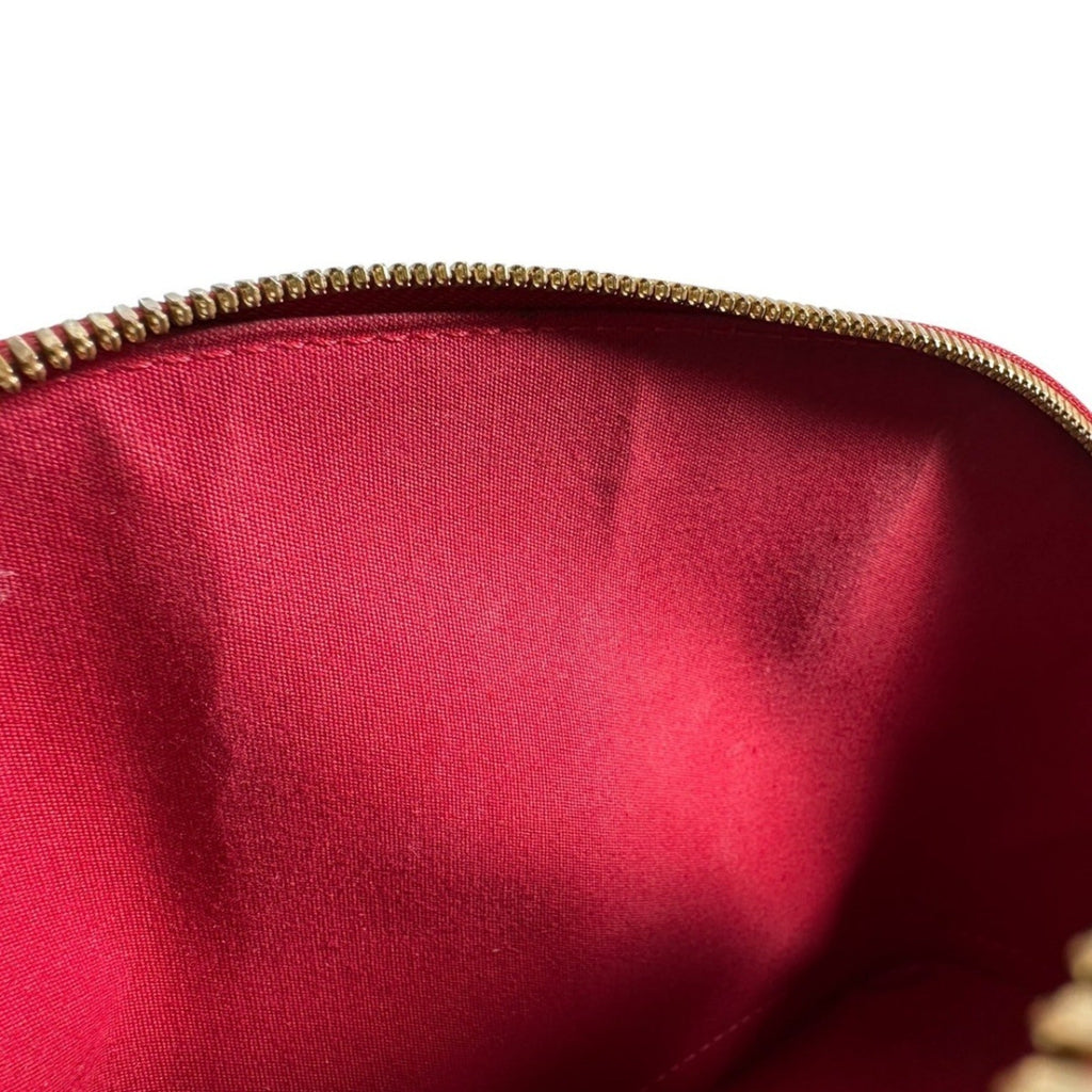 Louis Vuitton Pomme D'amour Red Color Monogram Vernis Handbag