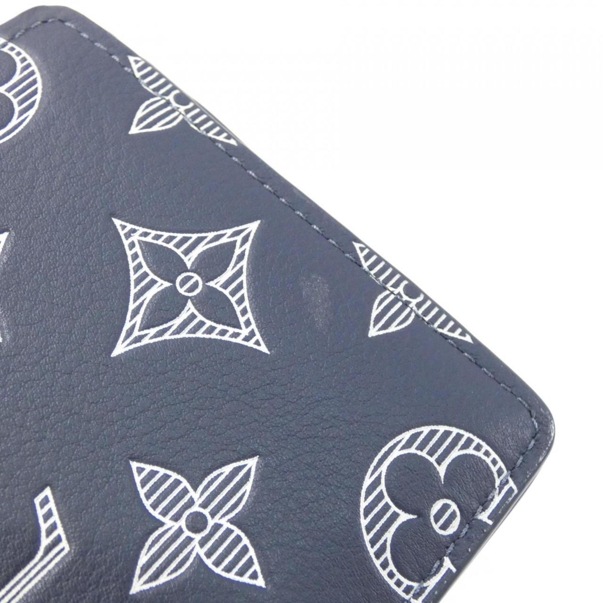 Louis Vuitton Blue Navy Leather Wallet