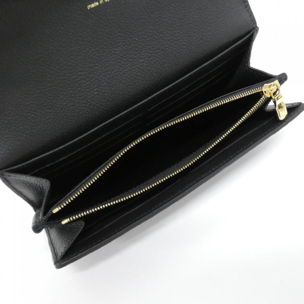 Louis Vuitton Black Monogram Empreinte Long Wallet