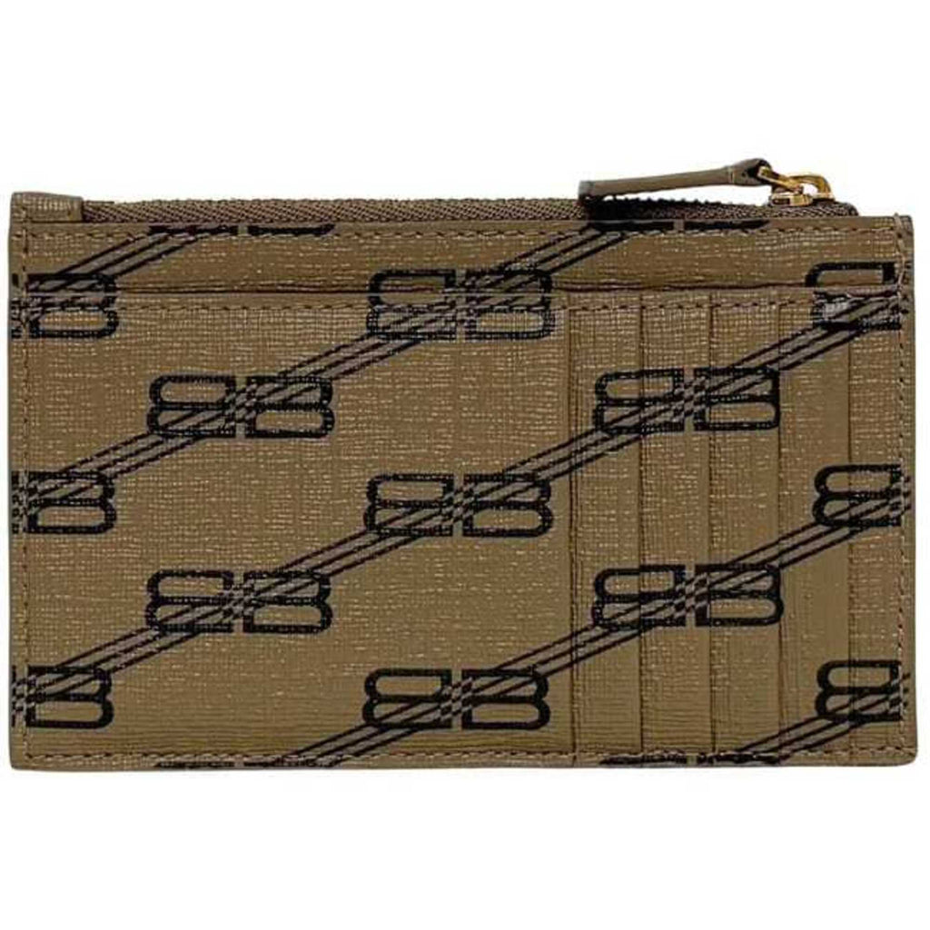 Balenciaga Beige Pvc Leather Coin Purse/Coin Case