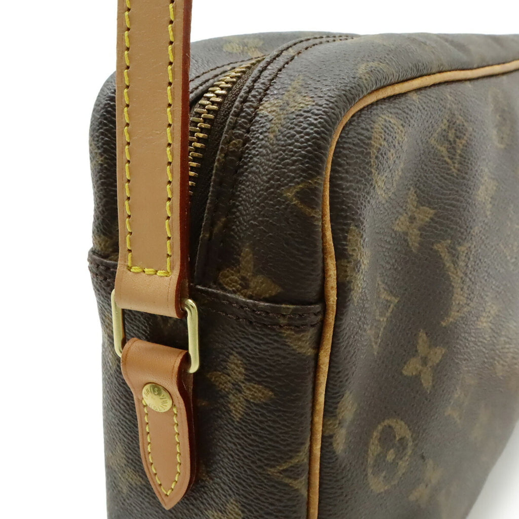 Louis Vuitton Black Brown Monogram Monogram Shoulder Bag