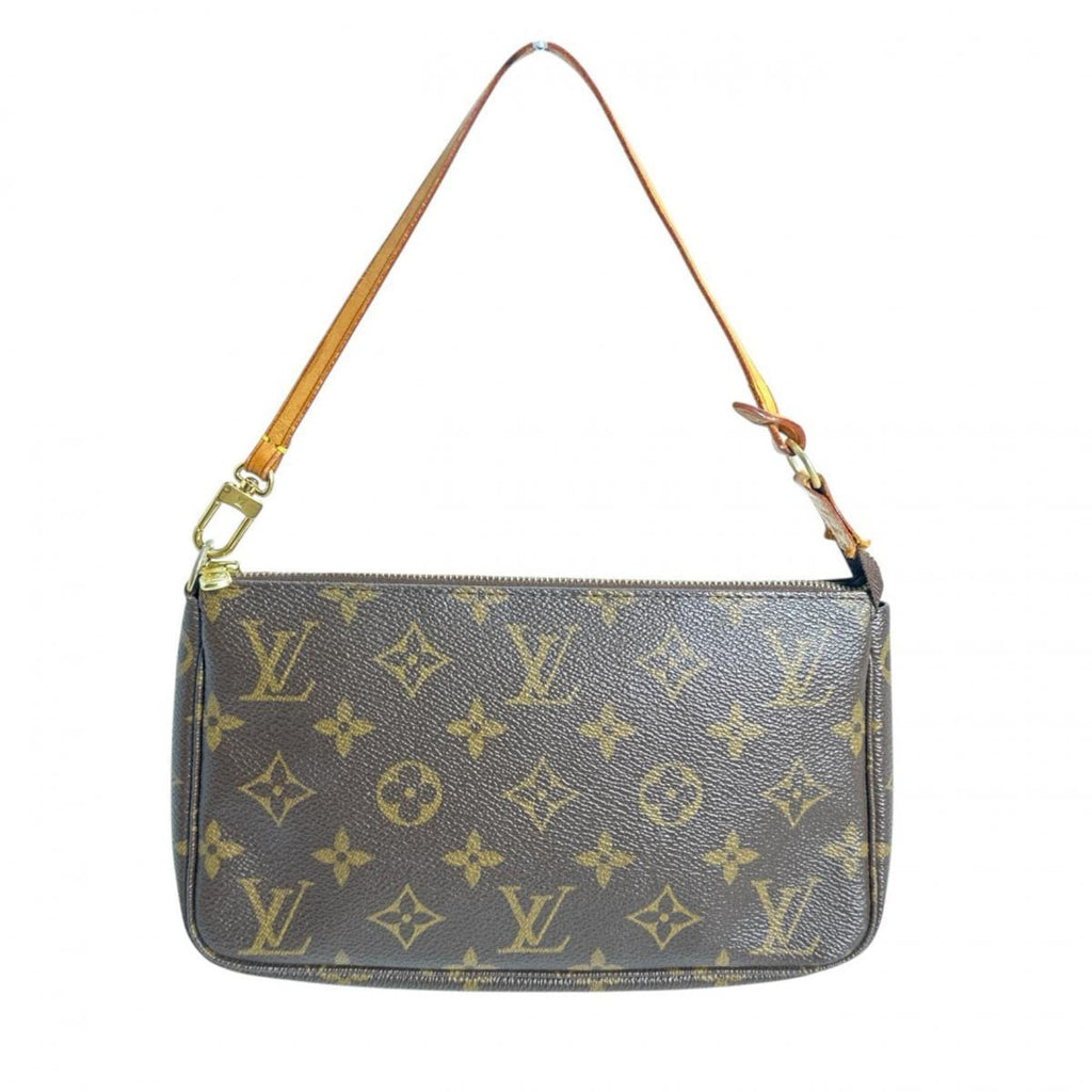 Louis Vuitton Brown Monogram Canvas Pochette Pouch