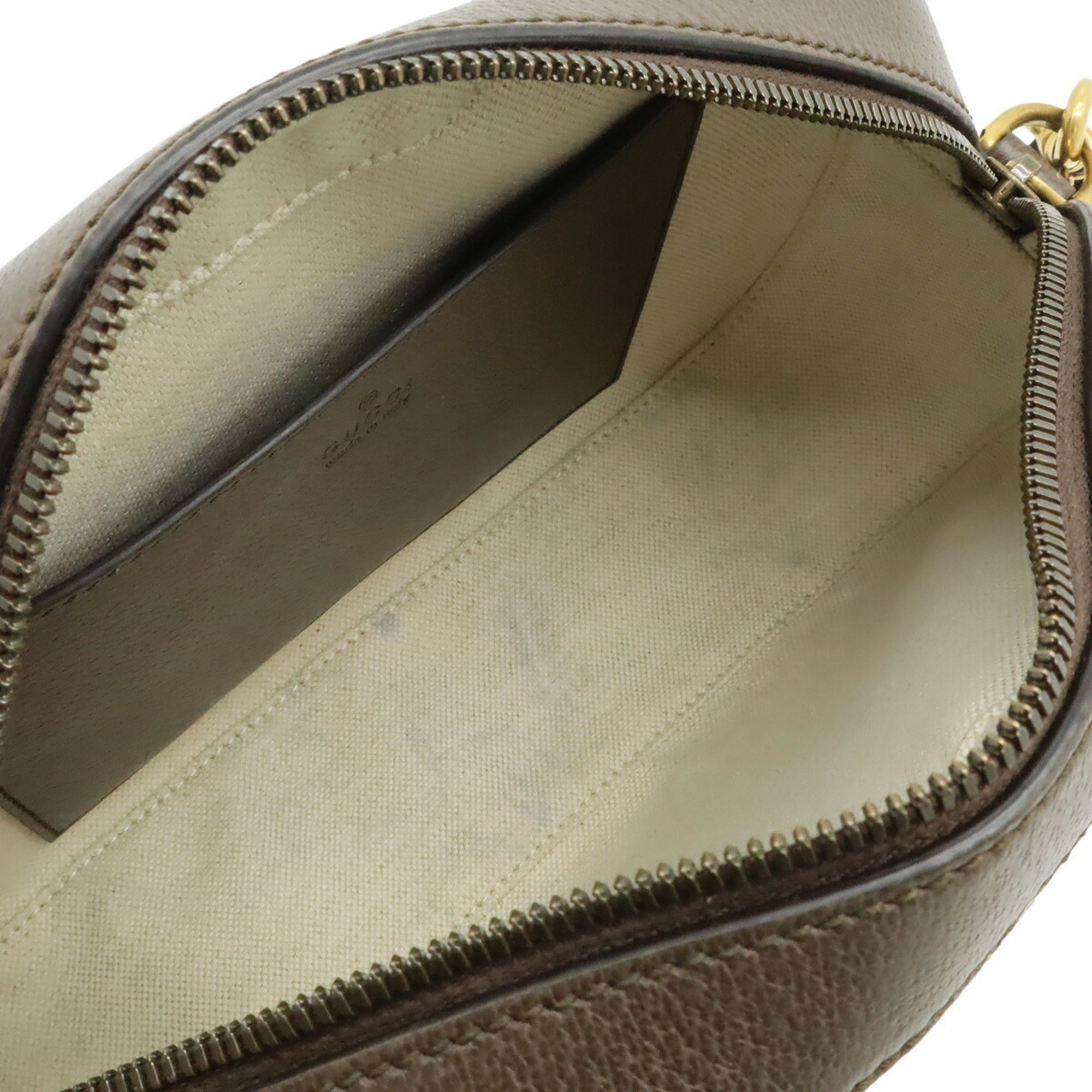Gucci Ophidia Beige Brown Green Red Color Gg Supreme Leather Clutch Bag Shoulder Bag Sling Bag (Pre-Owned)