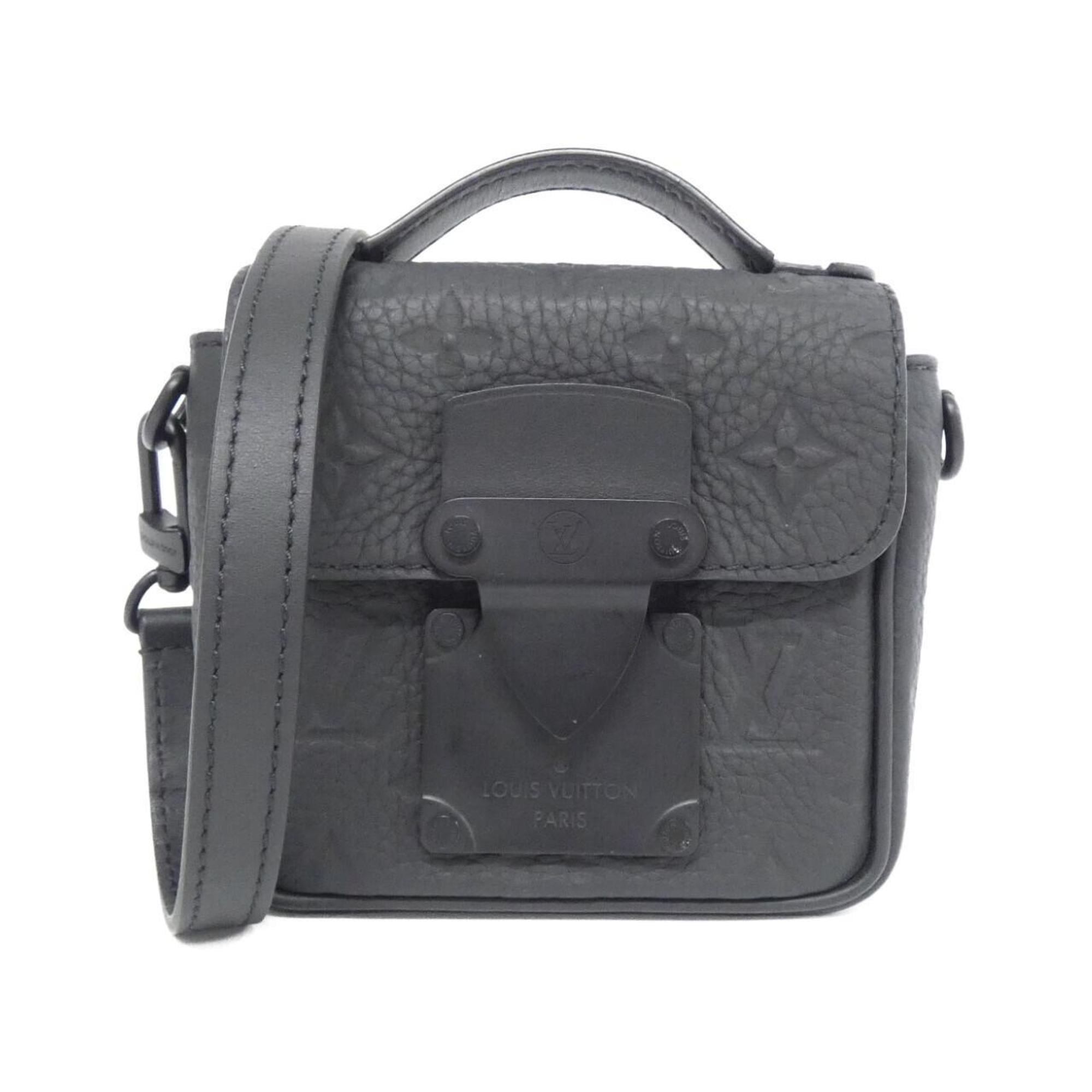 Louis Vuitton Taurillon Black Leather Shoulder Bag