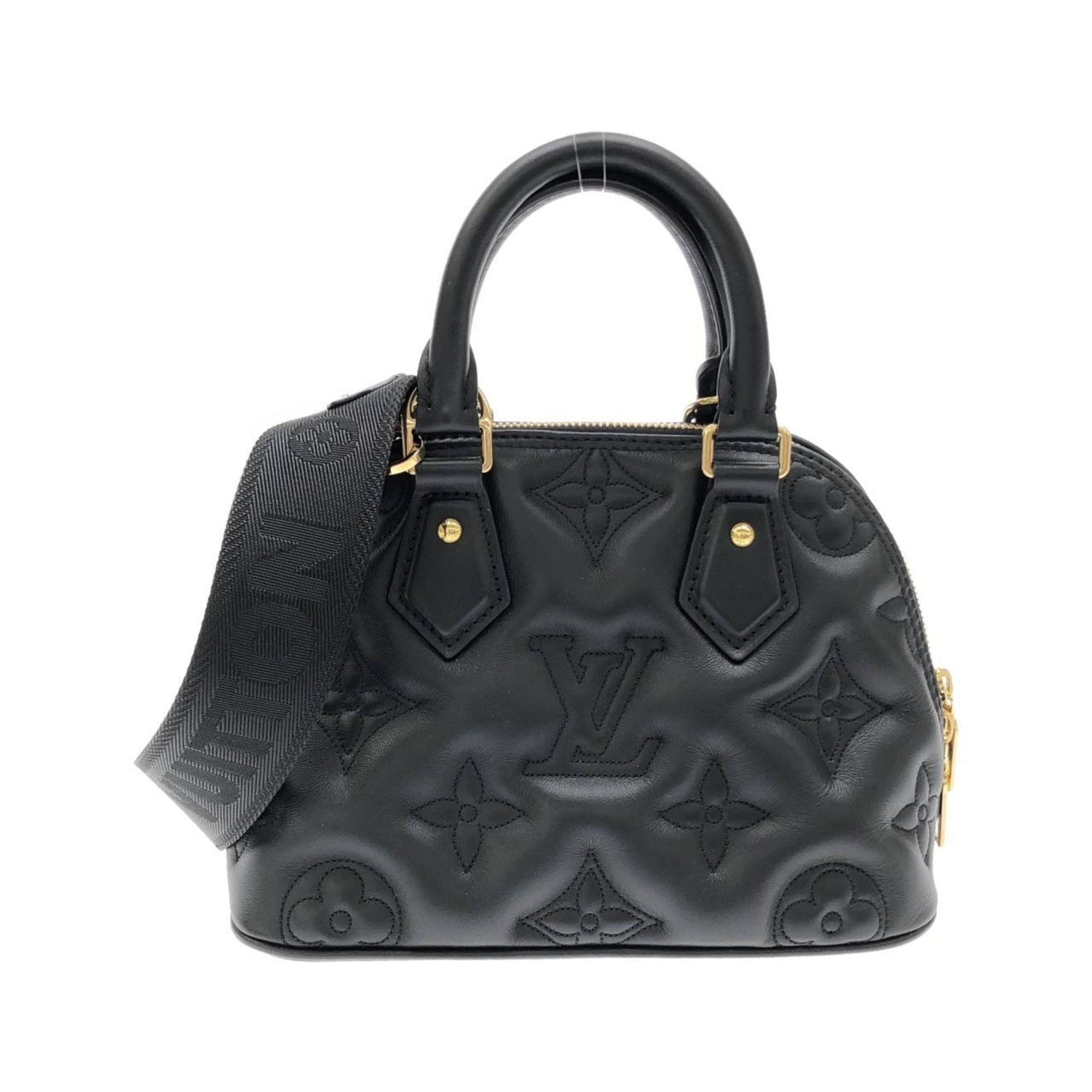 Louis Vuitton Black Leather Handbag