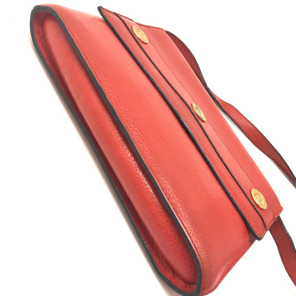 Celine Red Leather Shoulder Bag