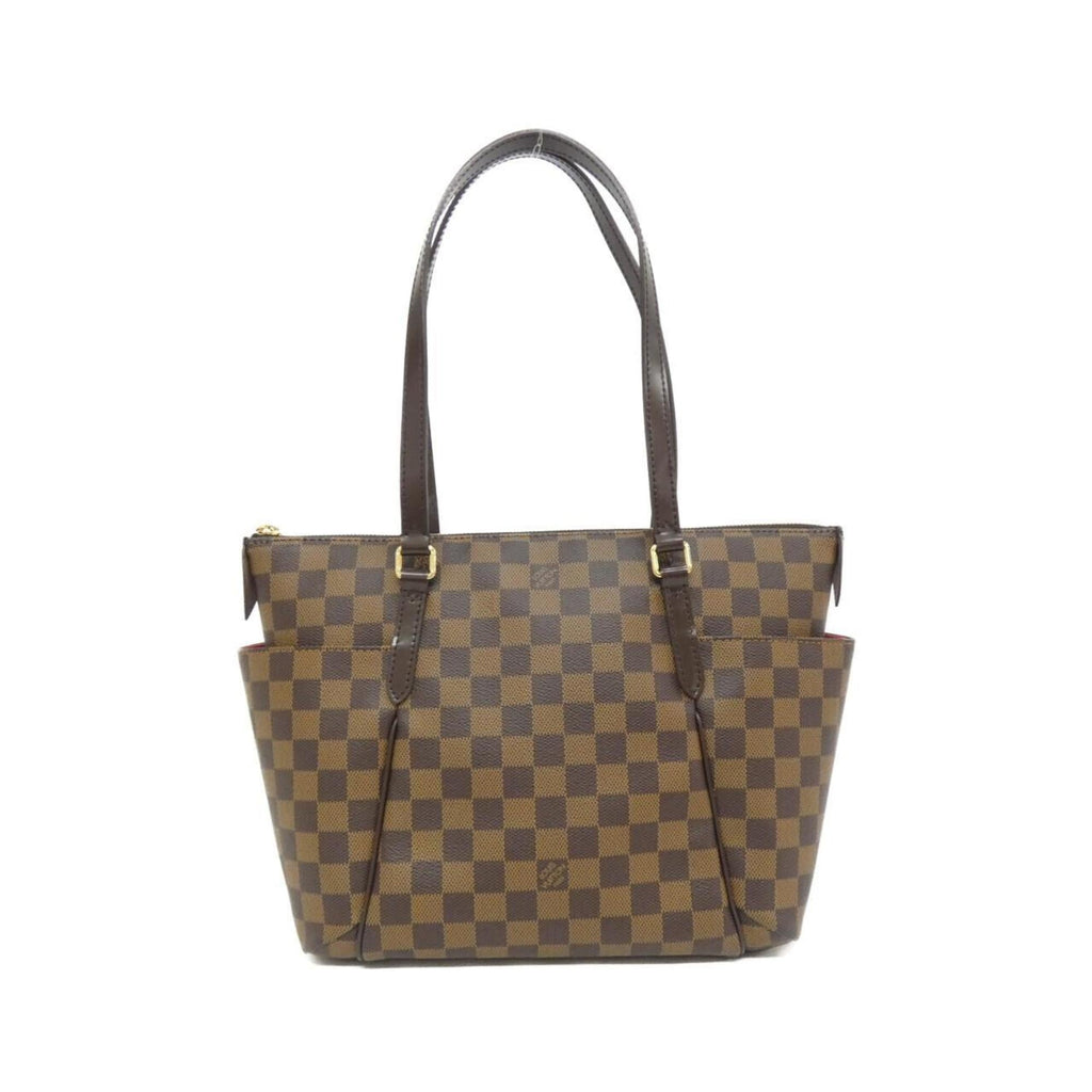 Louis Vuitton Brown Coated Canvas Handbag