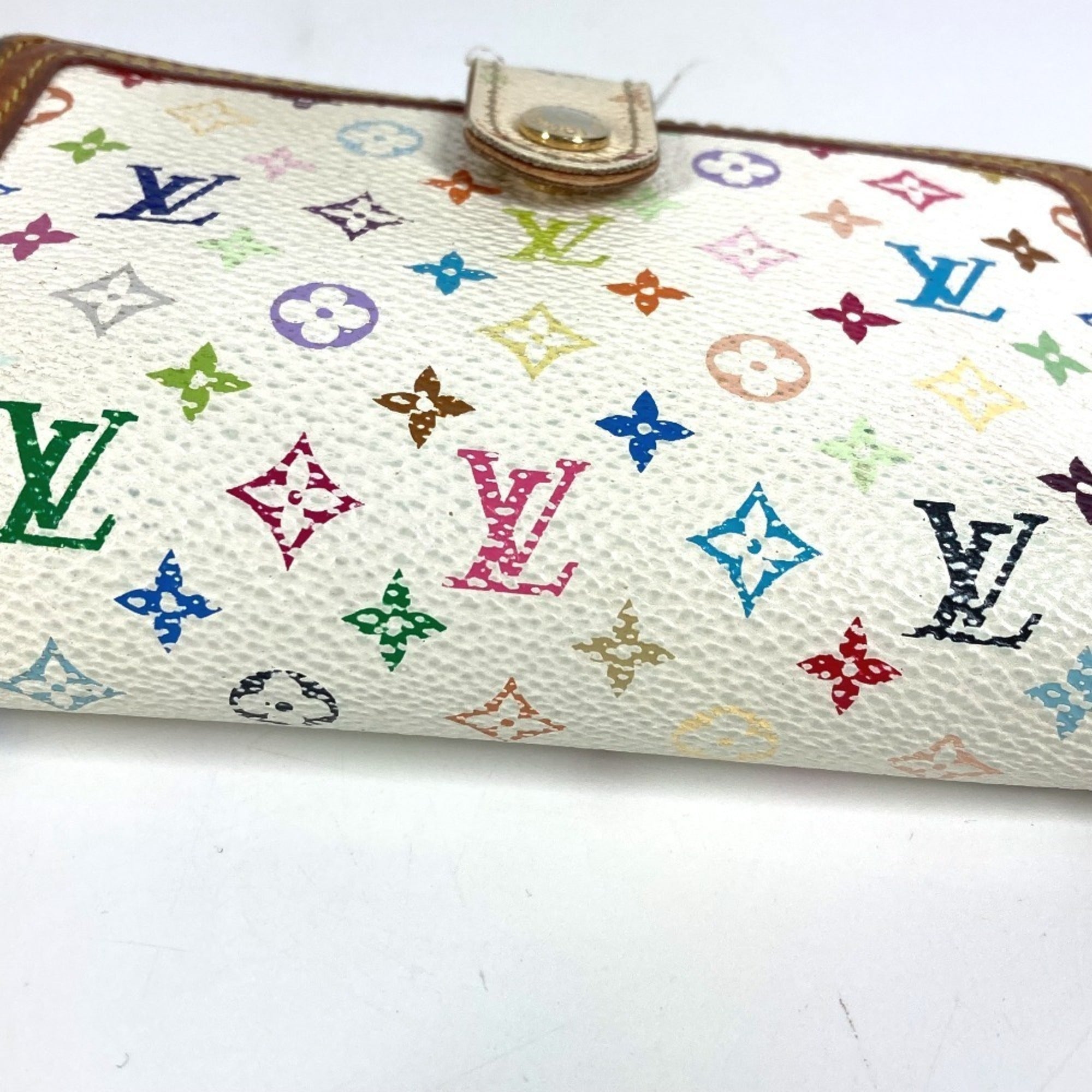 Louis Vuitton Blanc Monogram Multi-Color White Monogram Multicolore Wallet