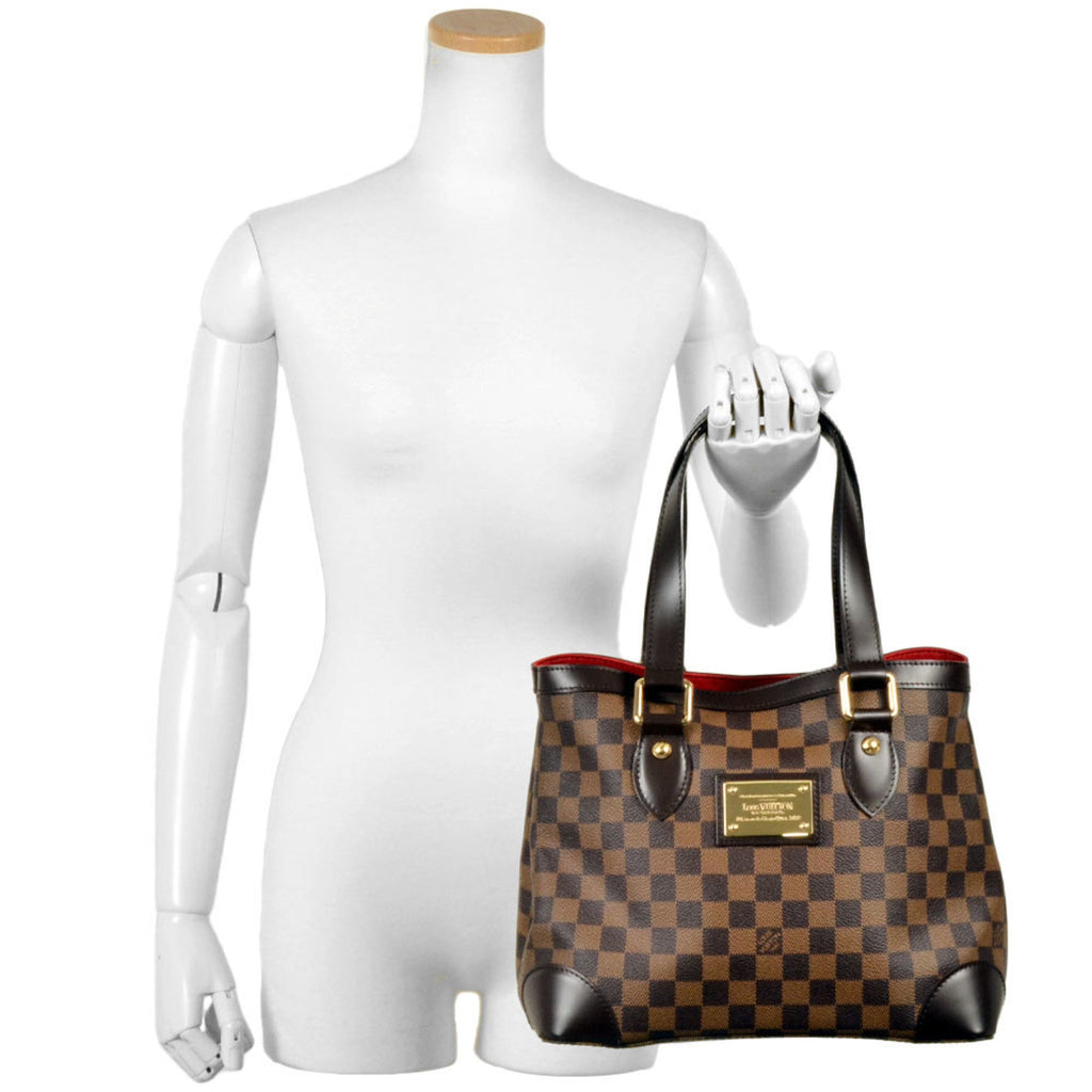 Louis Vuitton Damier Canvas Ebene Damier Canvas Handbag Tote Bag