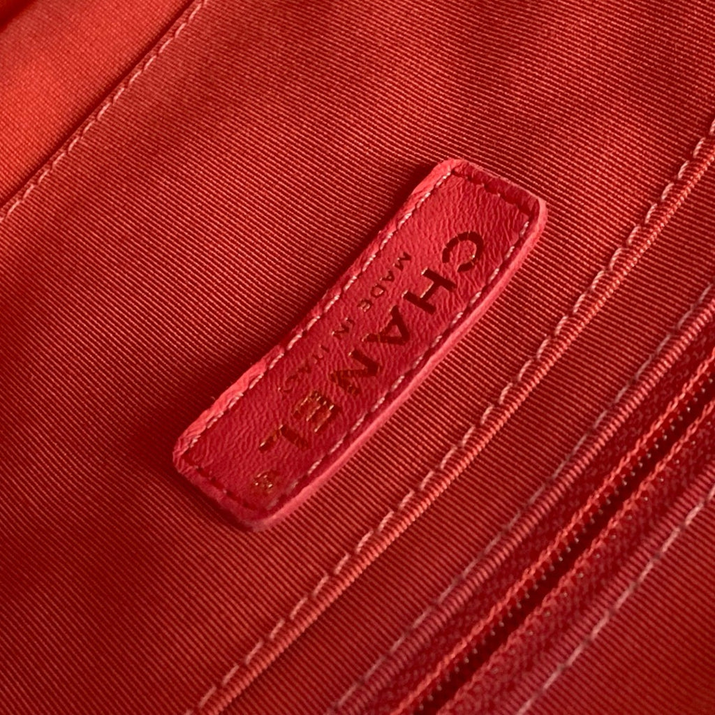 Chanel Pink Leather Backpack