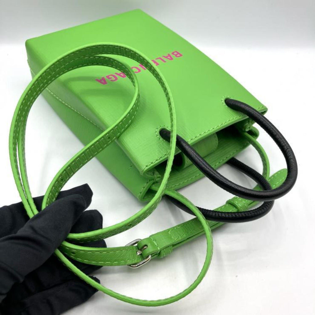 Balenciaga Green Leather Shoulder