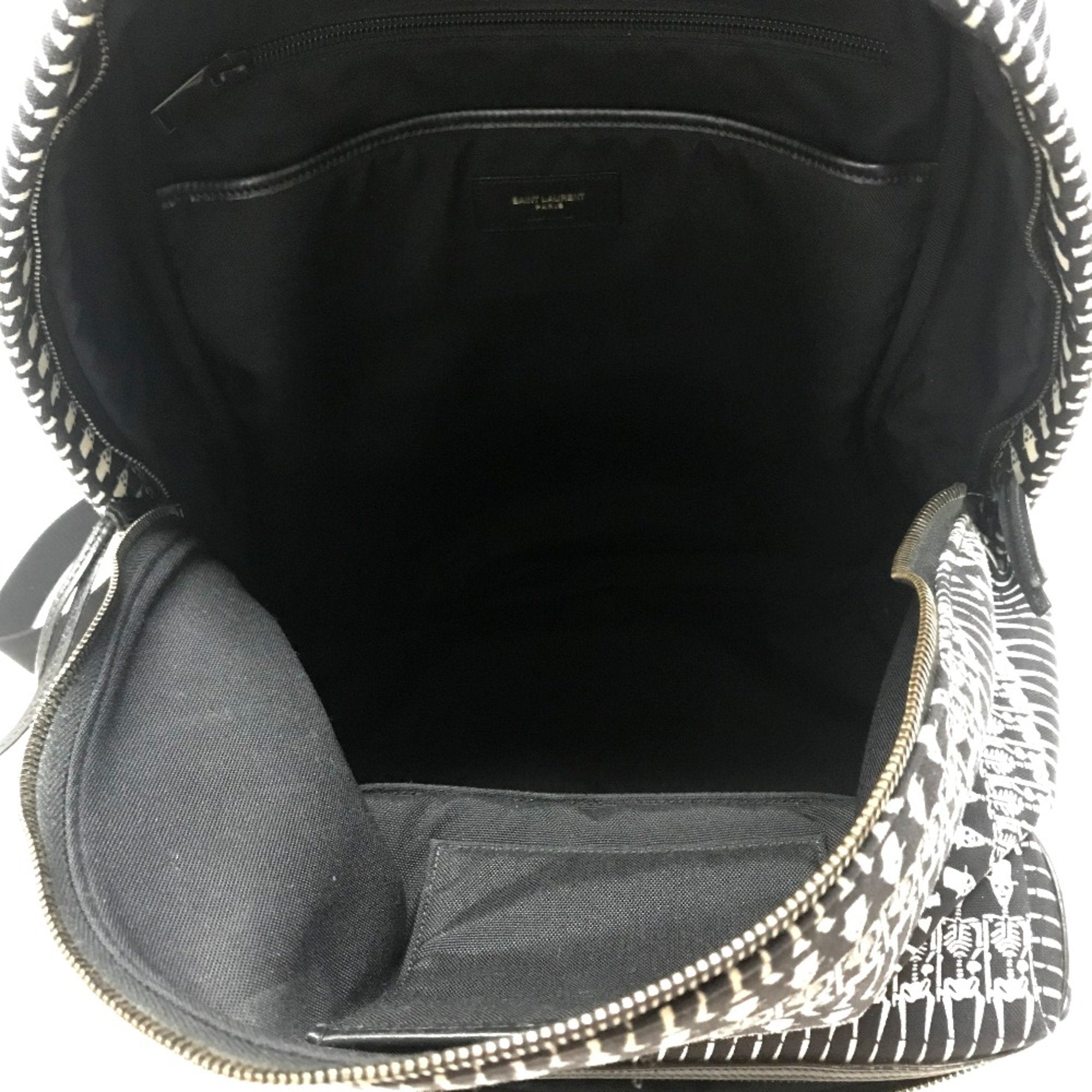 Saint Laurent Black Cloth Backpack (Pre-Owned)