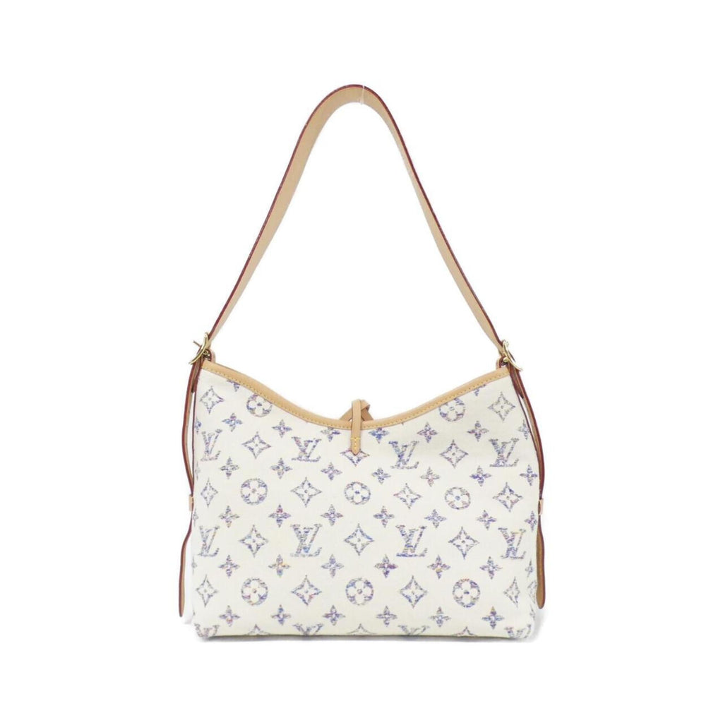 Louis Vuitton Multi-Color White Jacquard Canvas Shoulder Bag