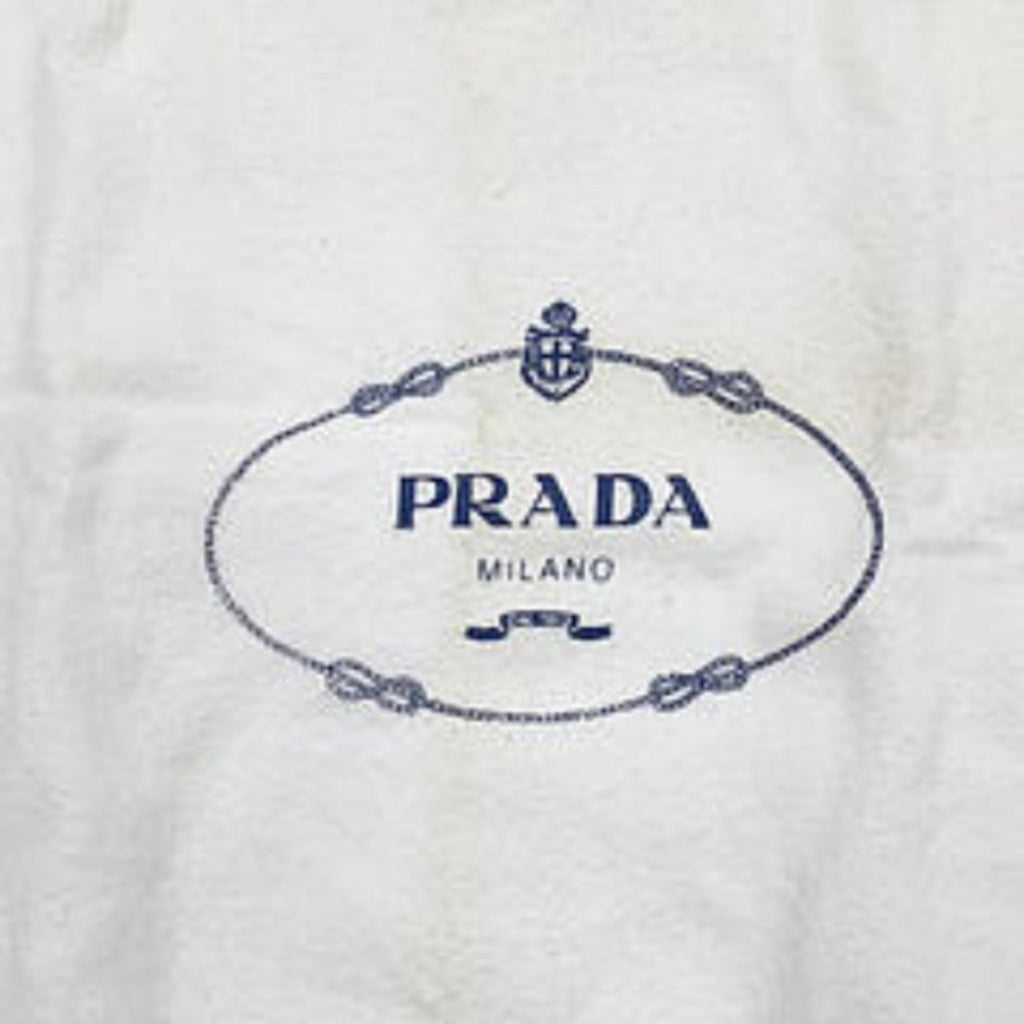 Prada Red Color Denim Tote Bag