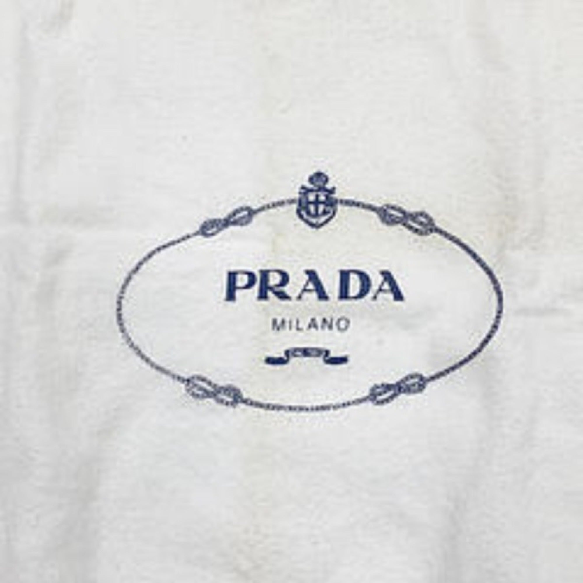 Prada Red Color Denim Tote Bag