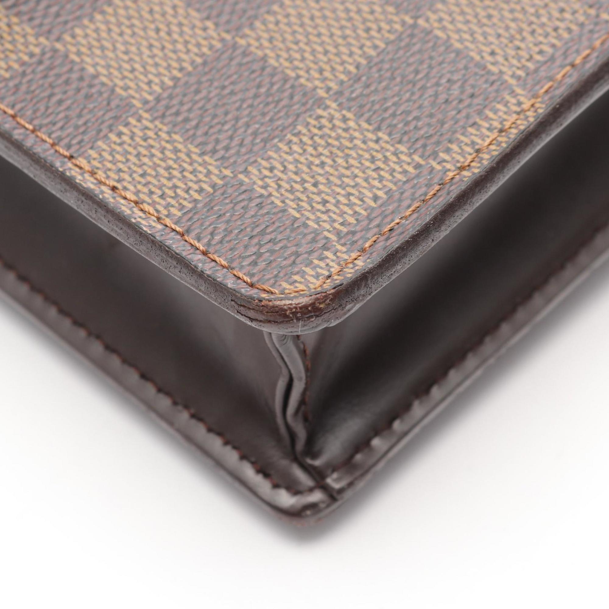 Louis Vuitton Brown Coated Canvas Shoulder Bag